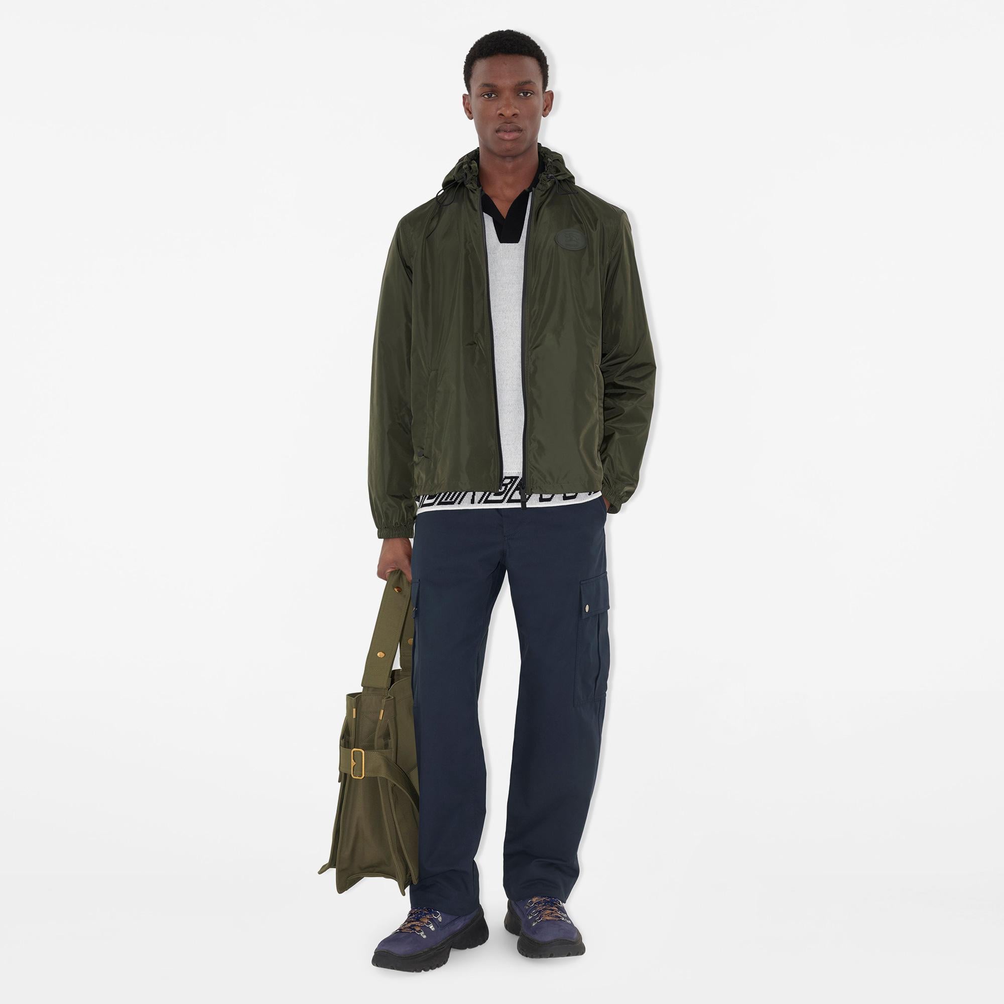 Burberry Erkek Gri Mont