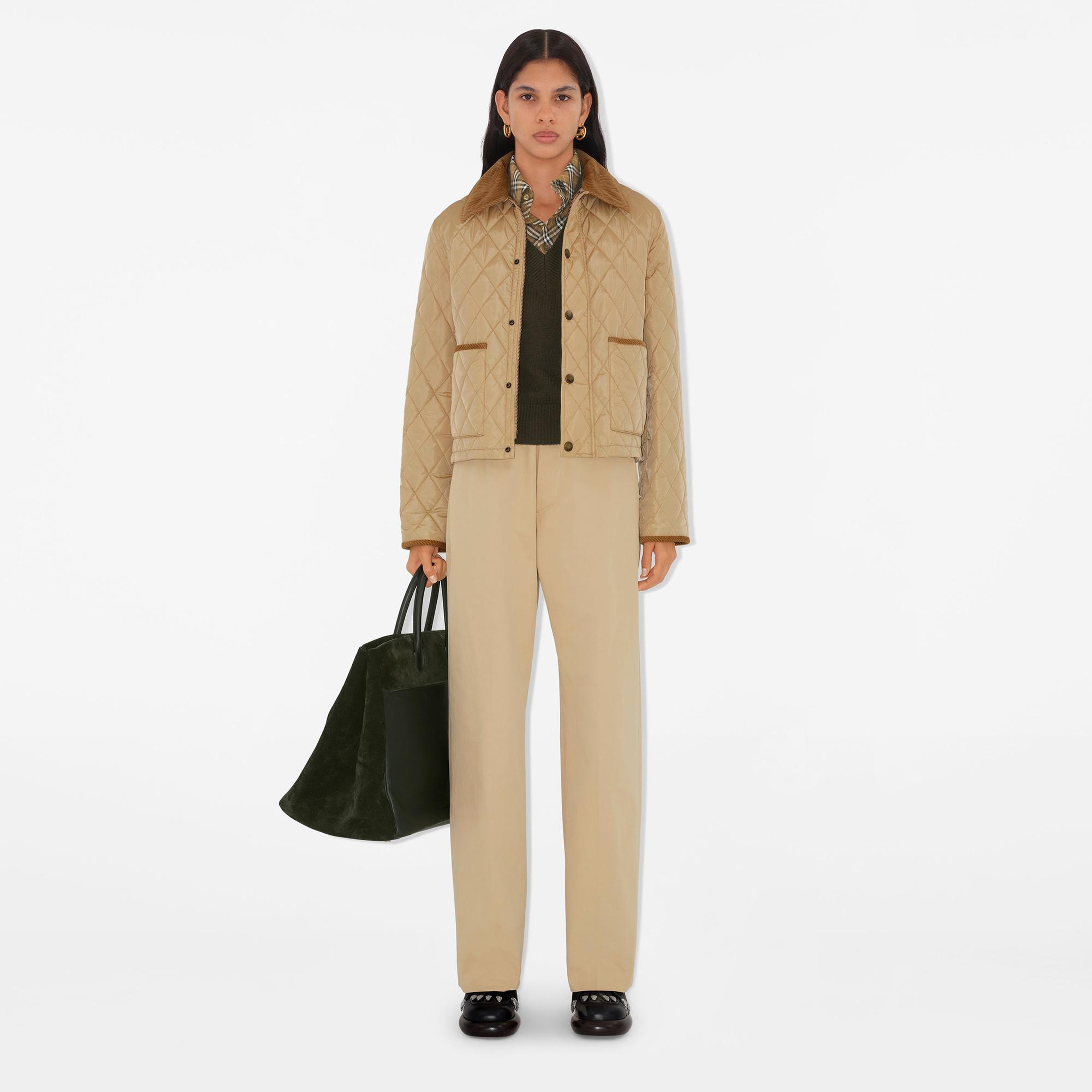 Burberry Kadın Bej Pantolon