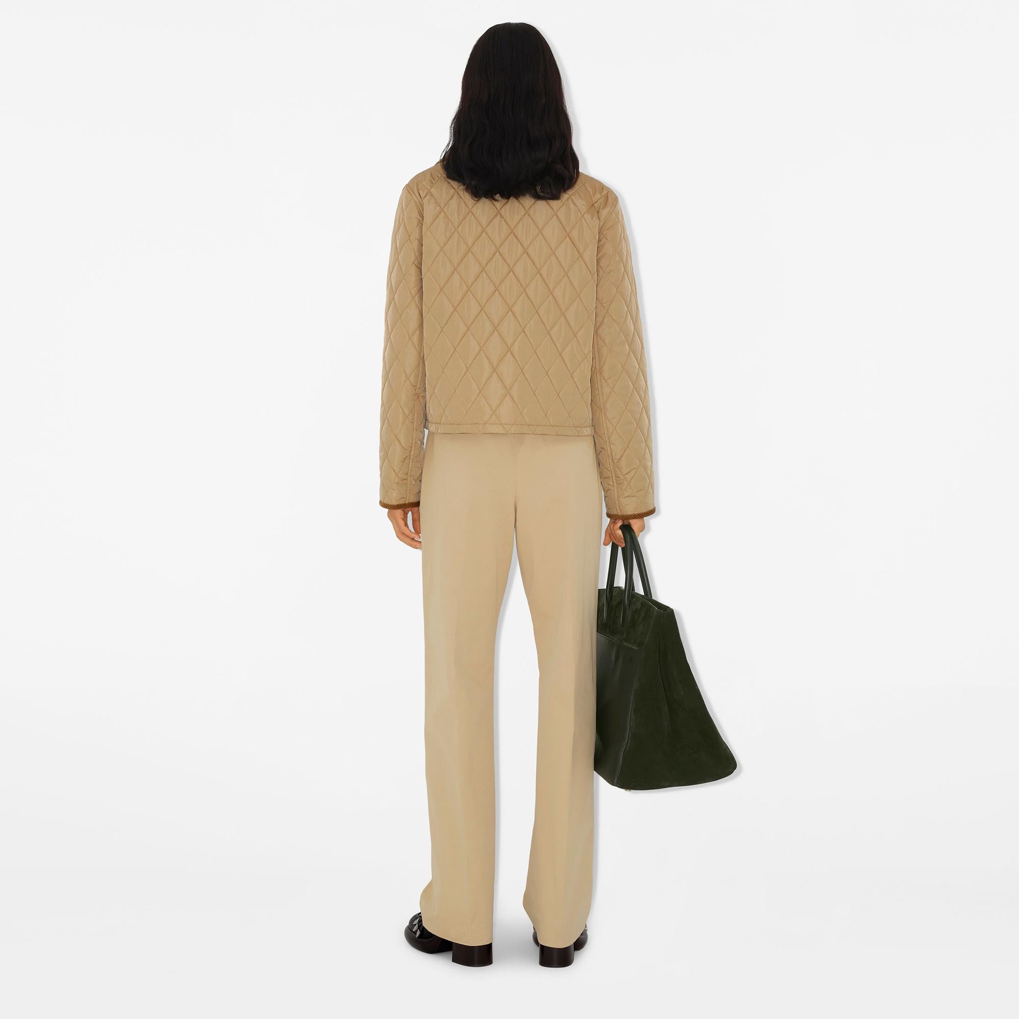 Burberry Kadın Bej Pantolon