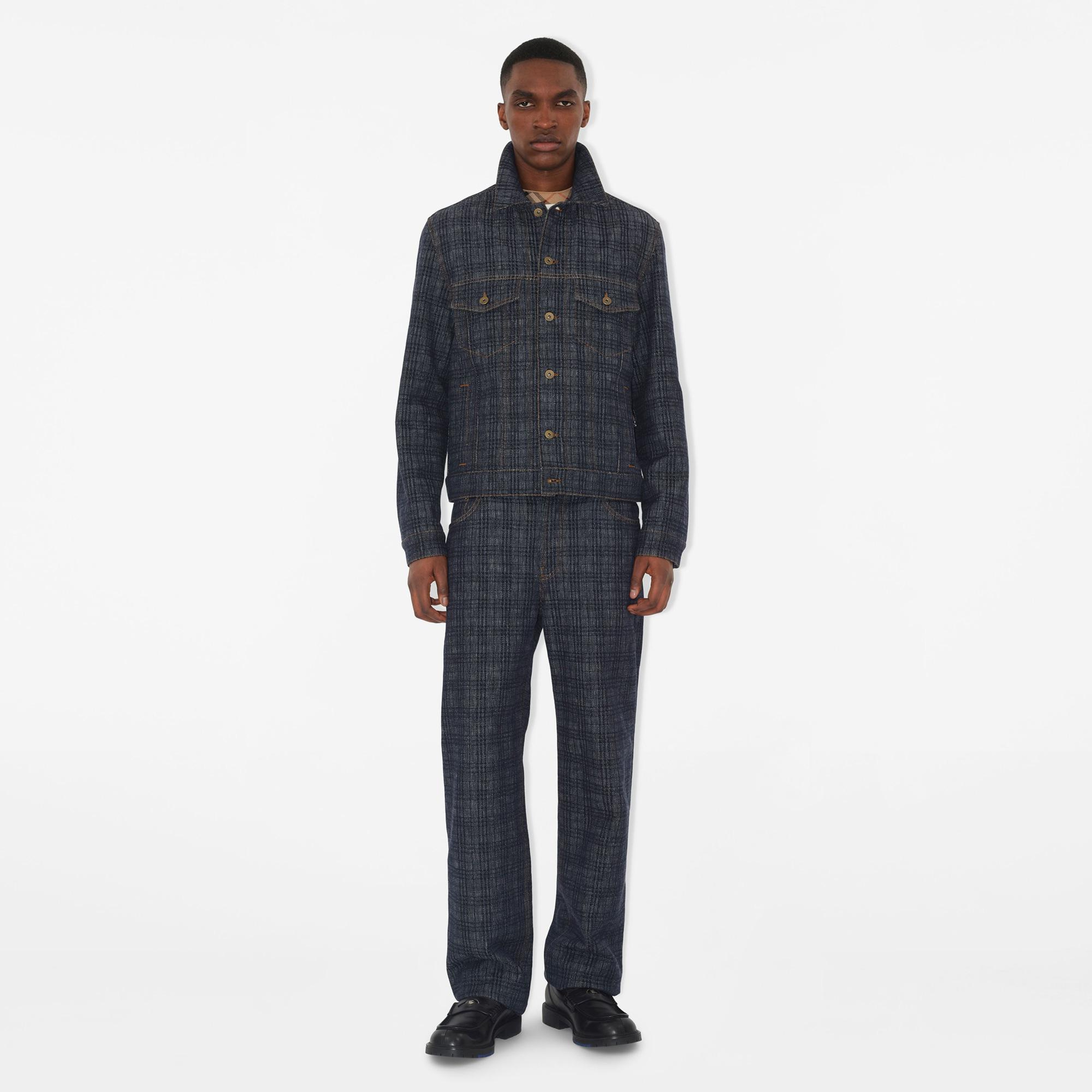 Burberry Erkek Mavi Jean