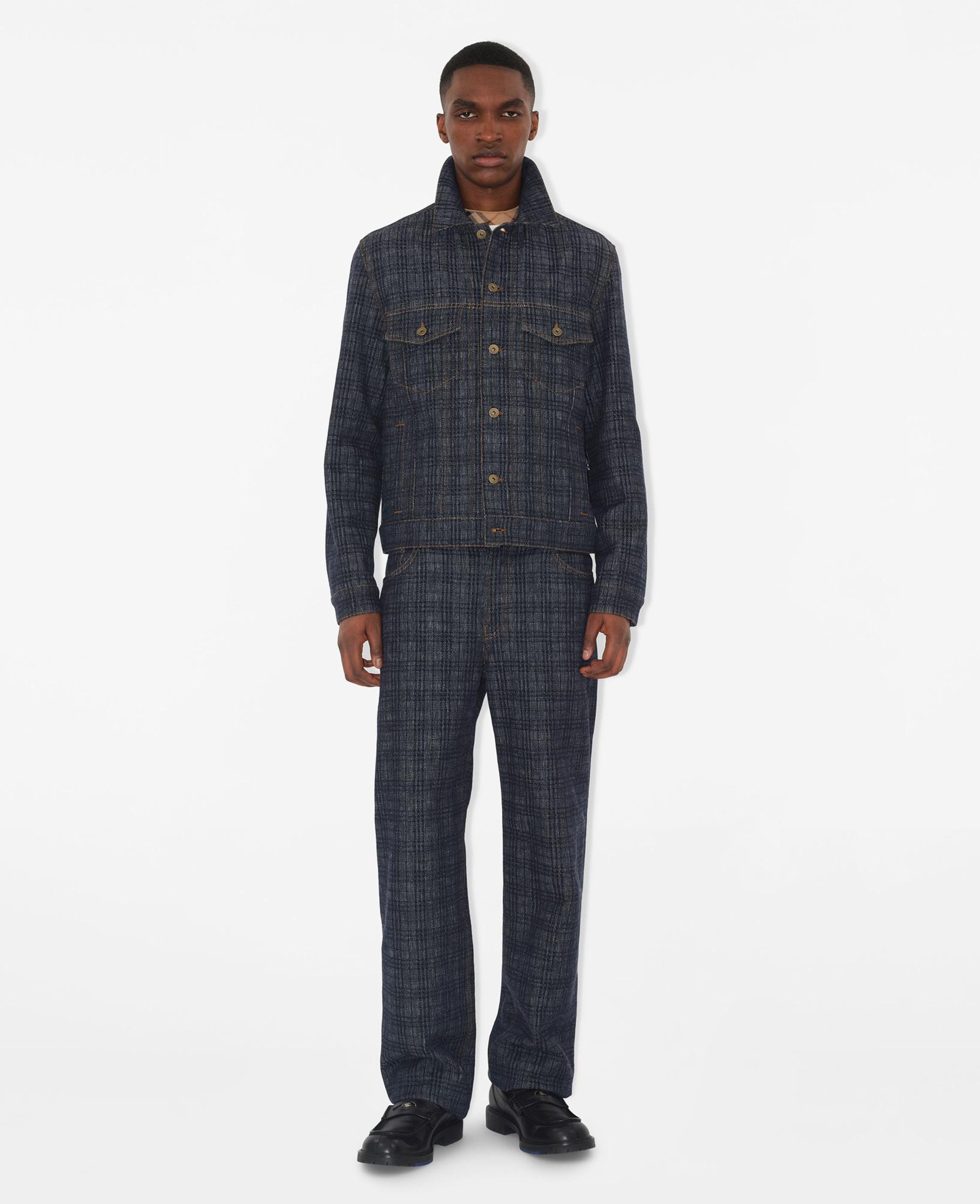 Burberry Erkek Mavi Jean