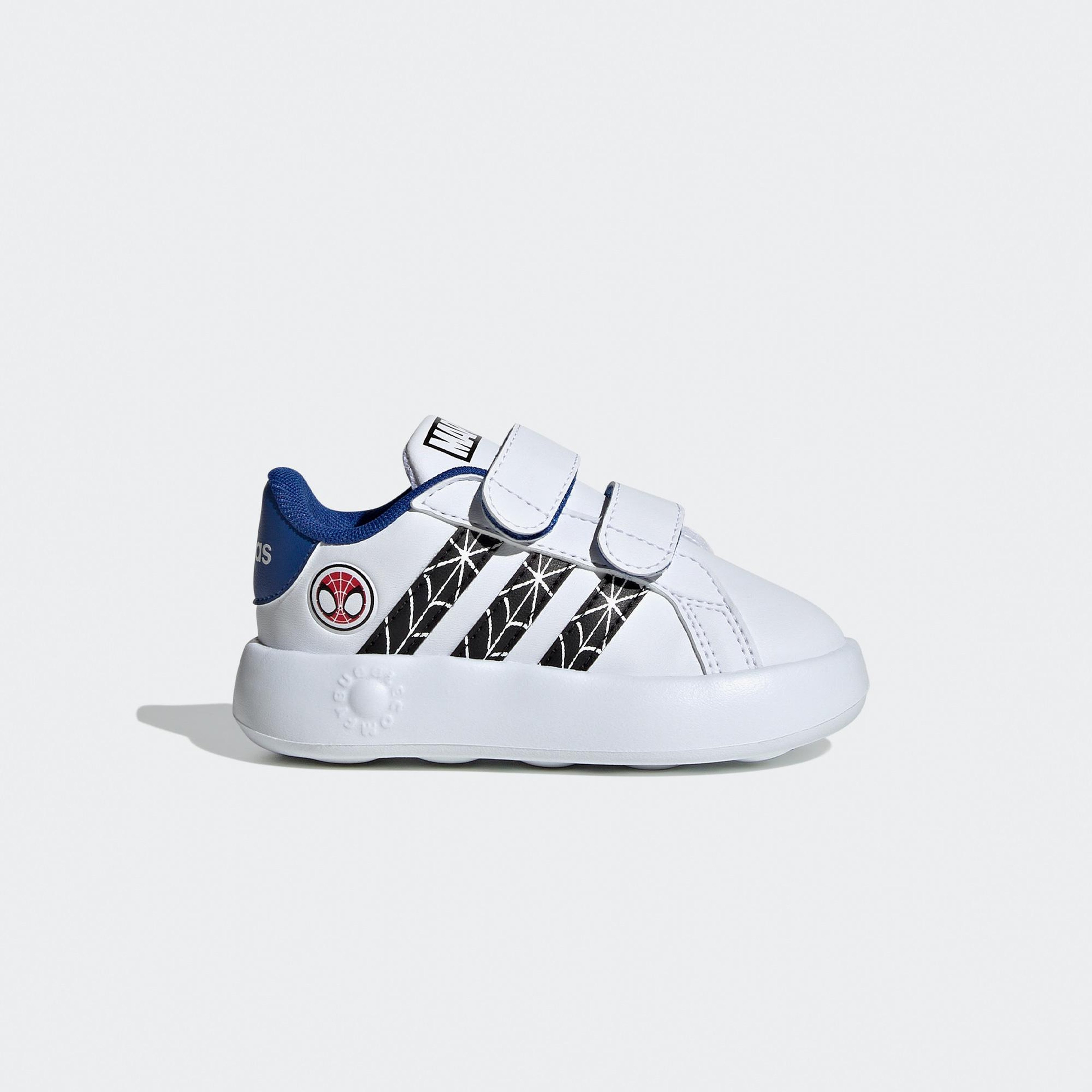 adidas Spider-Man Grand Court Bebek Beyaz Spor Ayakkabı