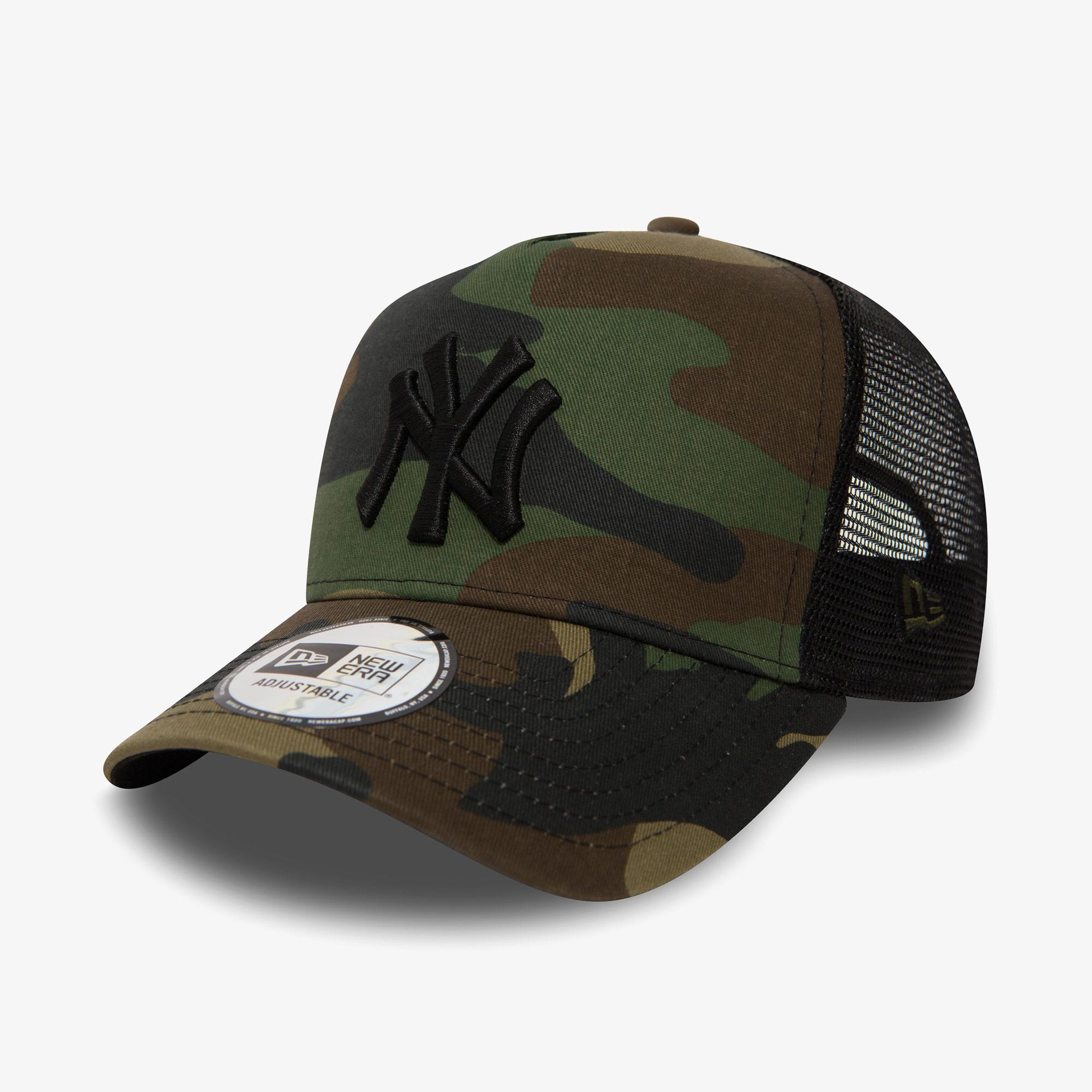 New Era New York Yankees Kamuflaj Çocuk Yeşil Şapka