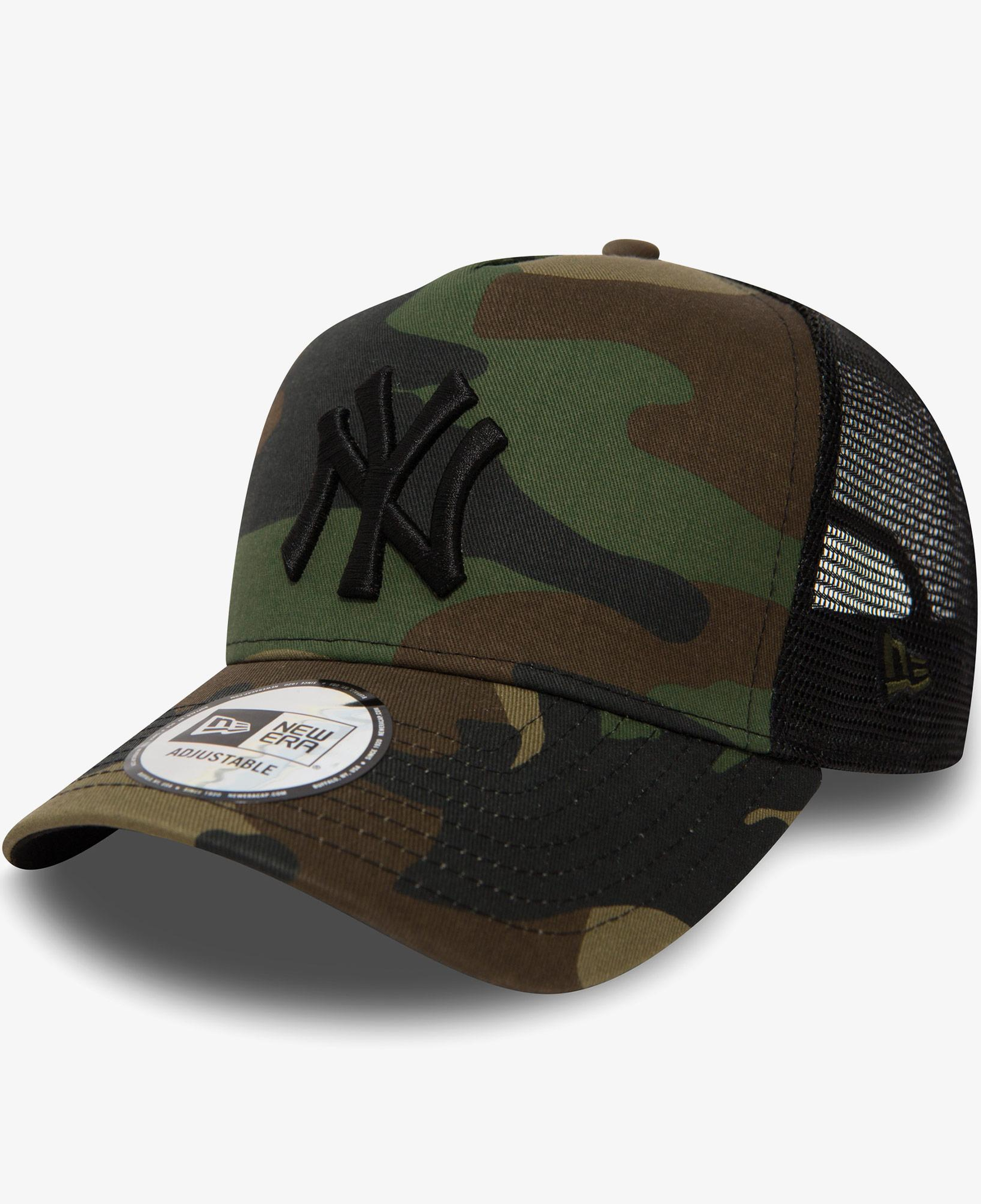 New Era New York Yankees Kamuflaj Çocuk Yeşil Şapka
