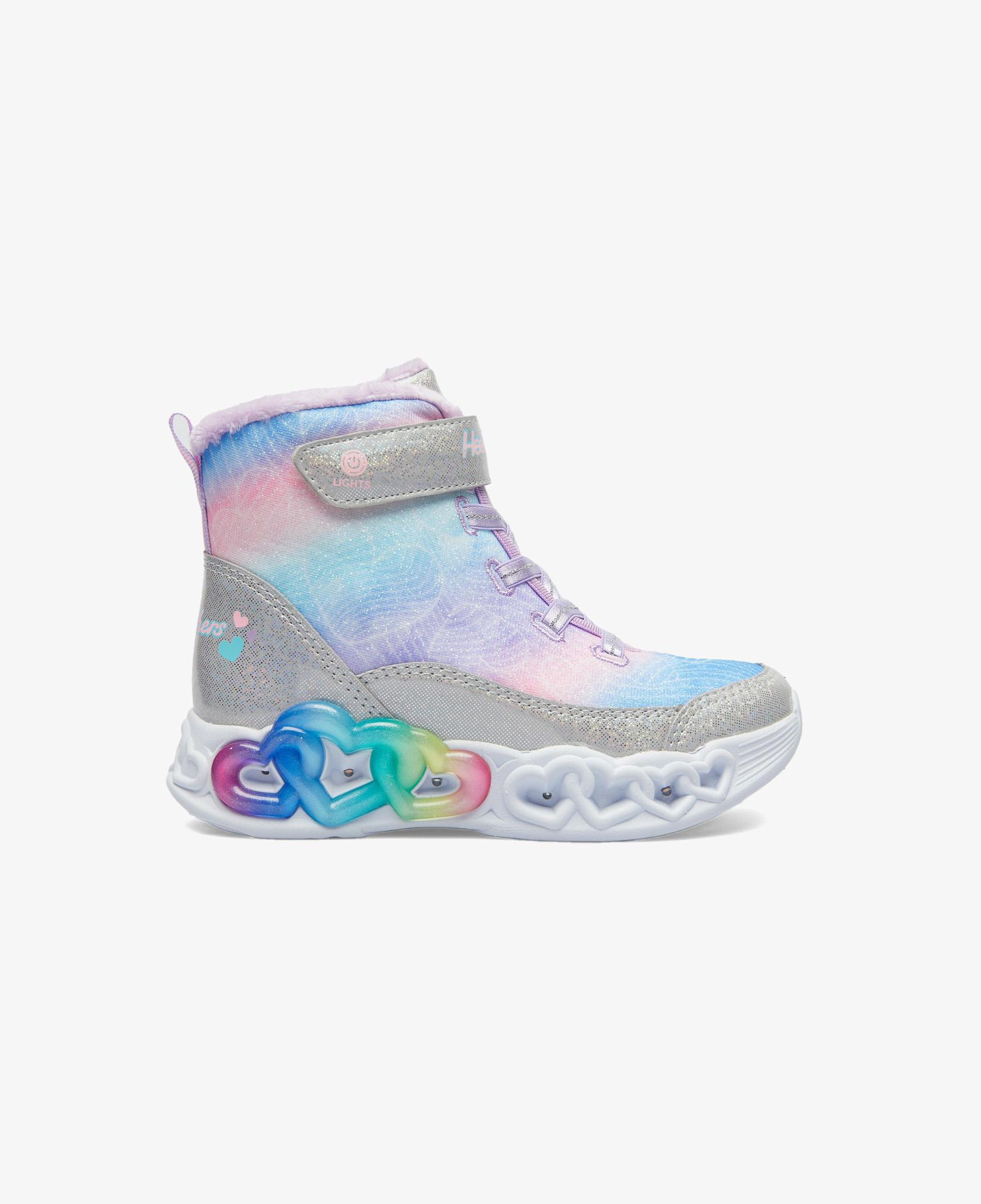 Skechers infinite Heart Lights Çocuk Gri Spor Ayakkabı
