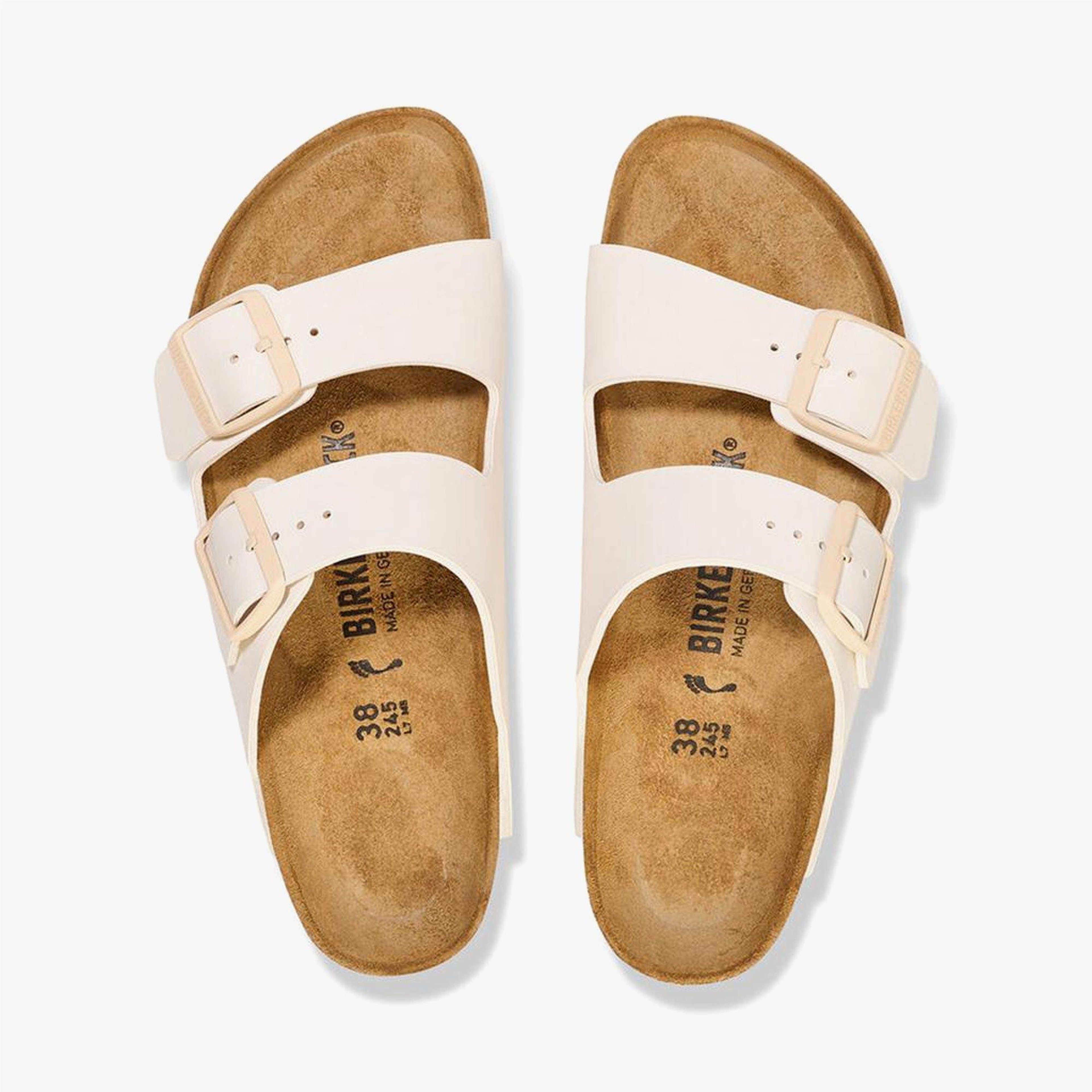 Birkenstock Arizona Bf Cift Bantli Unisex Beyaz Terlik