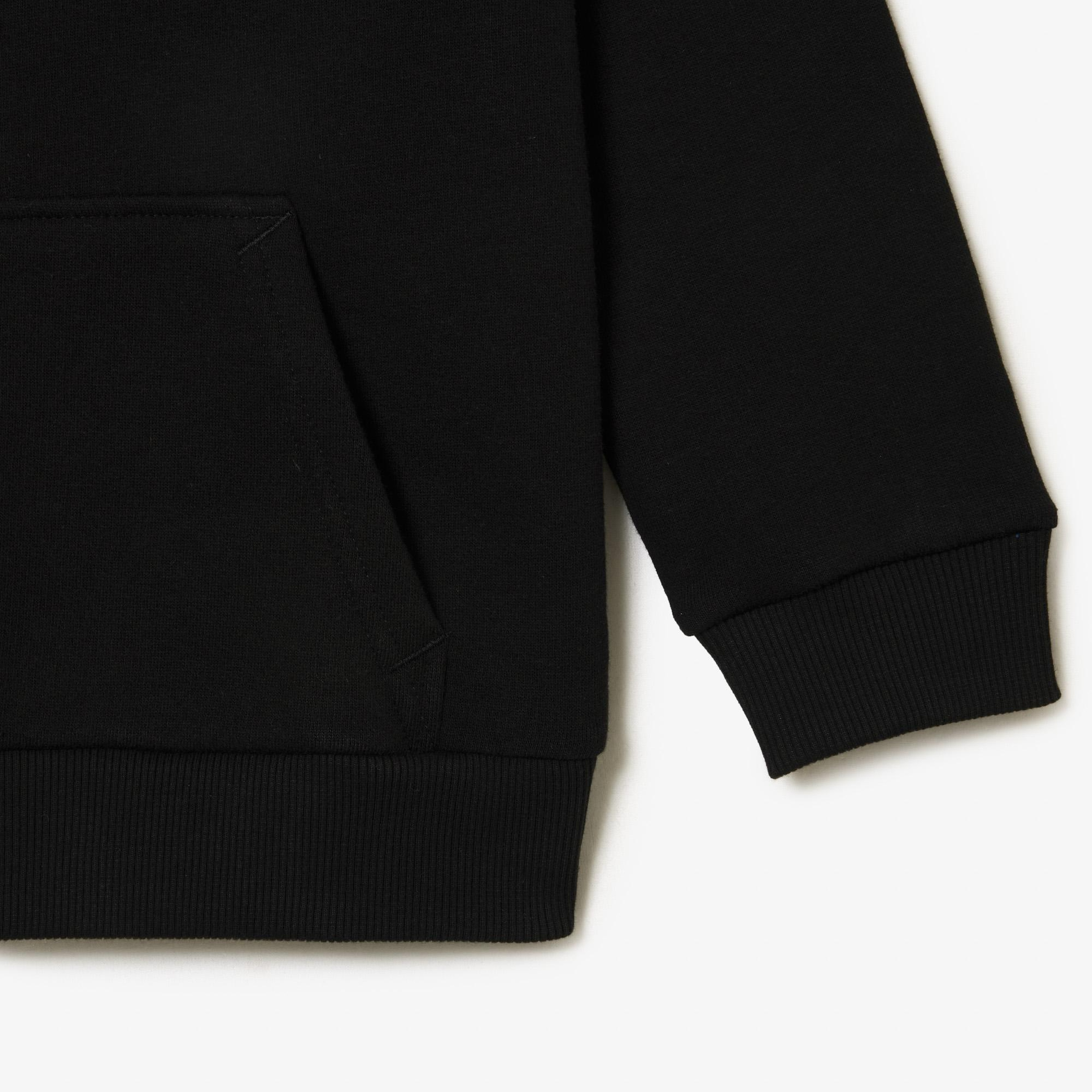 Çocuk Kapüşonlu Siyah Sweatshirt