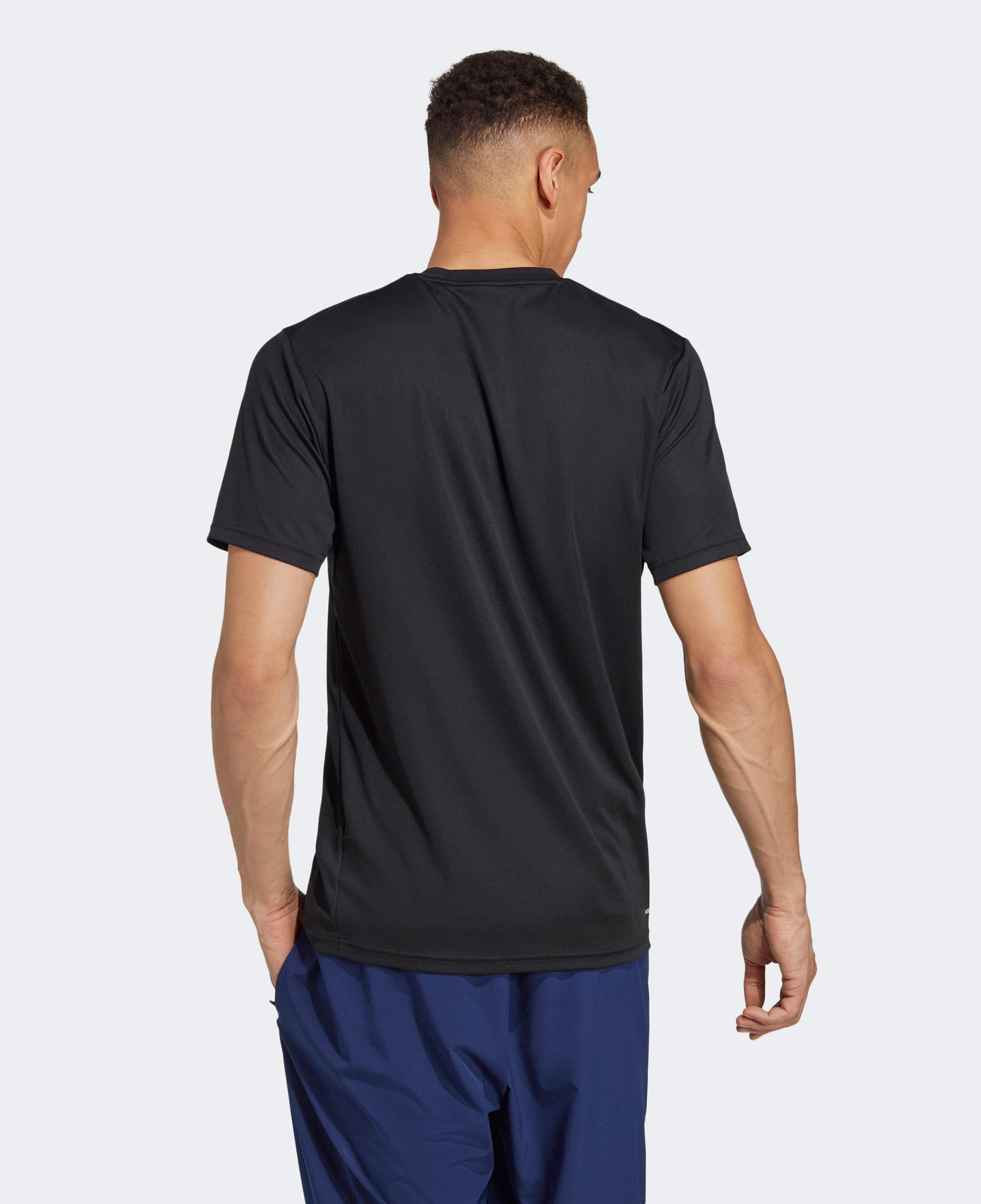 adidas Training Essentials Erkek Siyah Antrenman T-Shirt