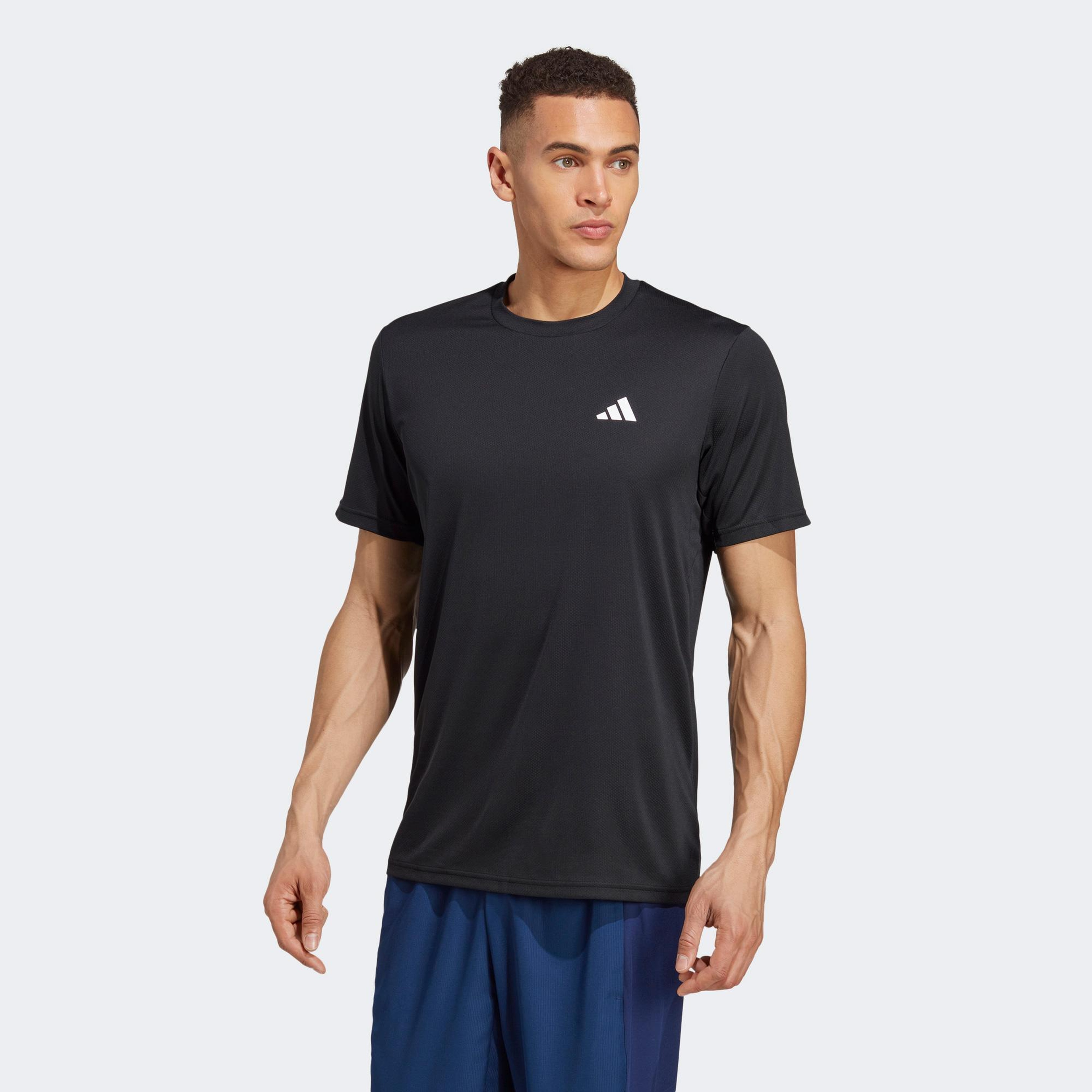 adidas Training Essentials Erkek Siyah Antrenman T-Shirt