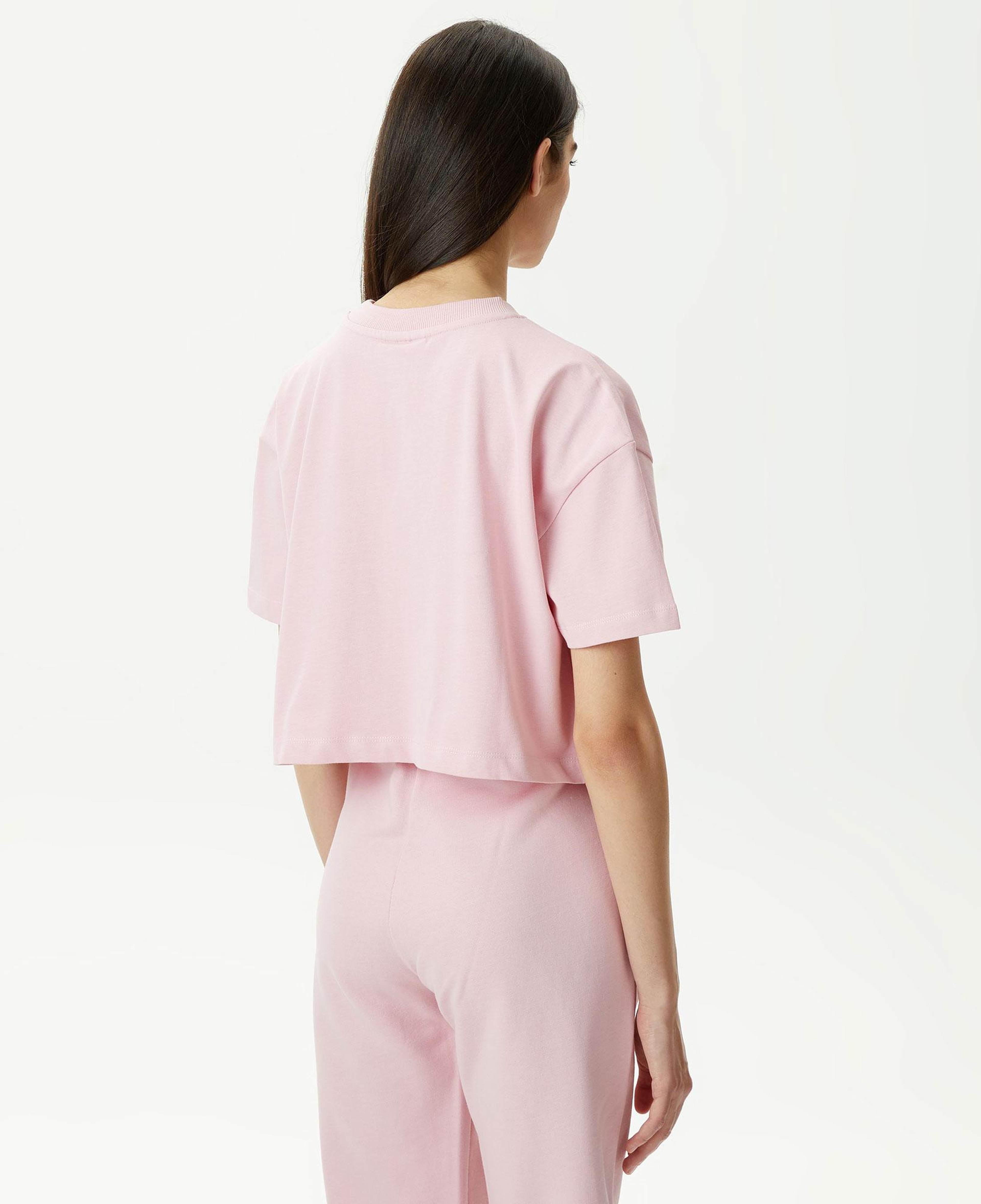 UNITED4 Classic Kadın Pembe Crop T-Shirt