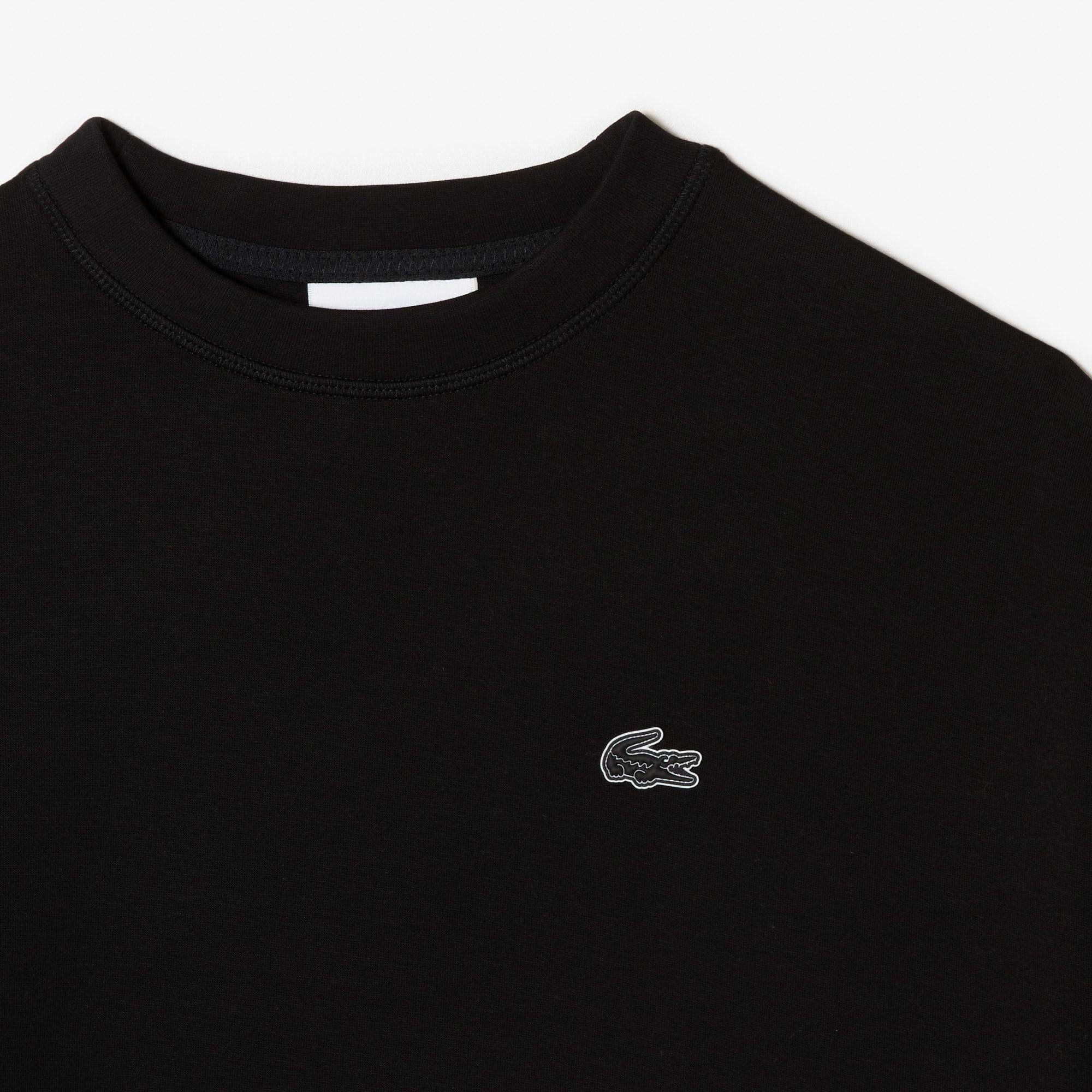 Lacoste Kadın Oversize Fit Fermuarlı Siyah Sweatshirt