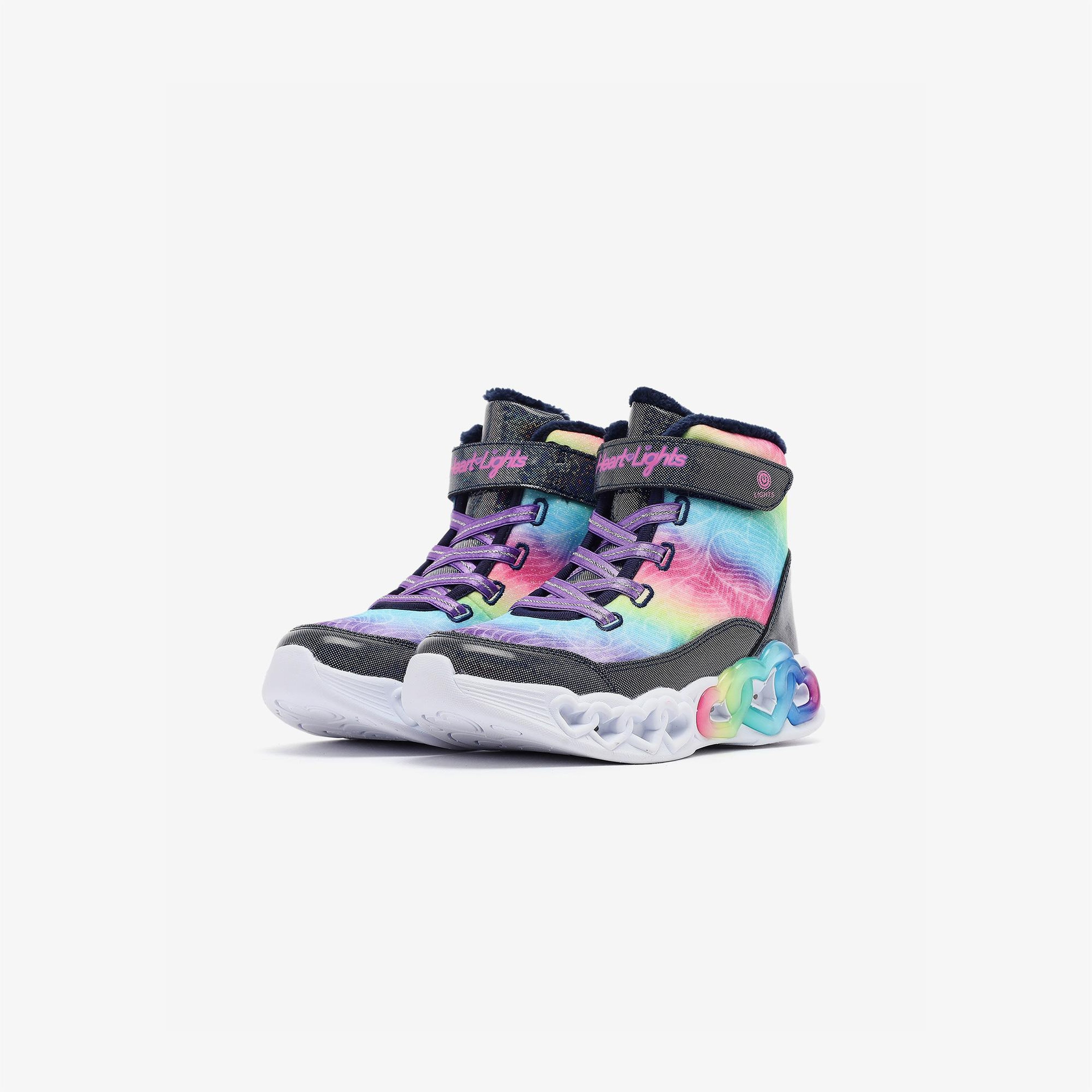 Skechers Infinite Heart Lights Çocuk Lacivert Spor Ayakkabı
