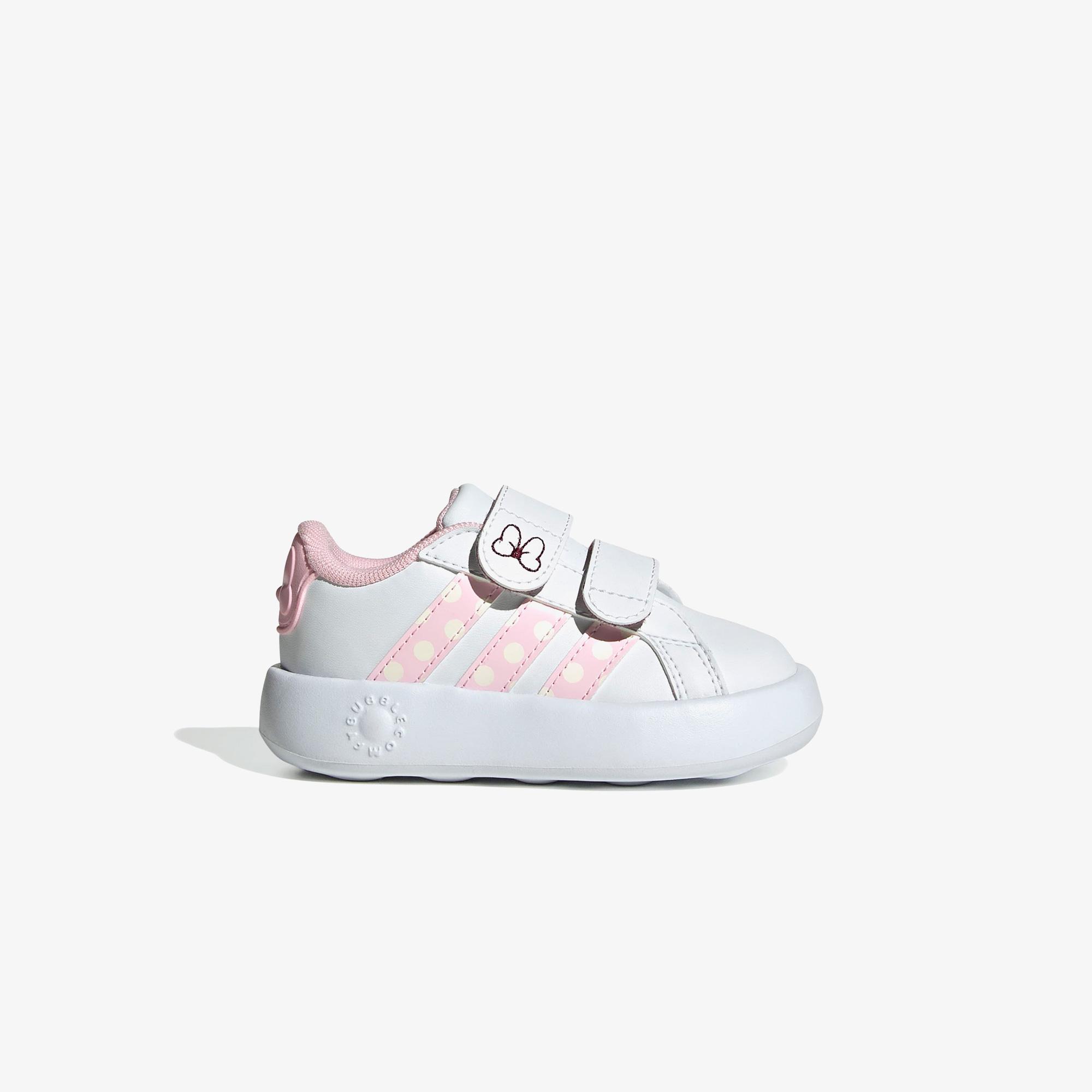 adidas Grand Court Minnie Comfort Bebek Beyaz Spor Ayakkabı