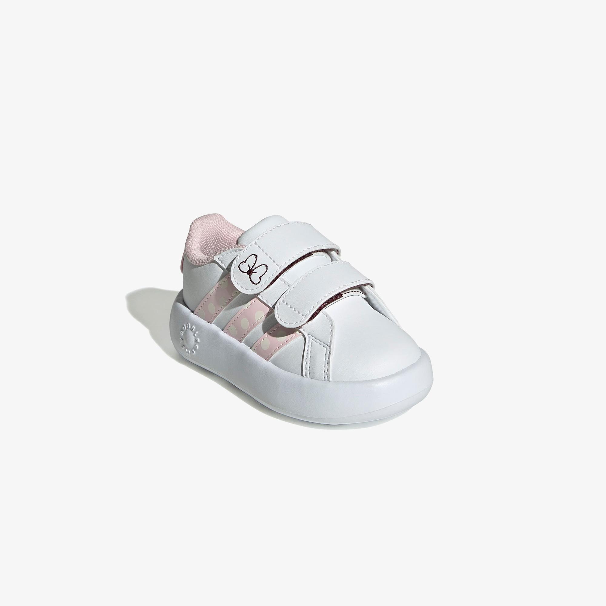 adidas Grand Court Minnie Comfort Bebek Beyaz Spor Ayakkabı