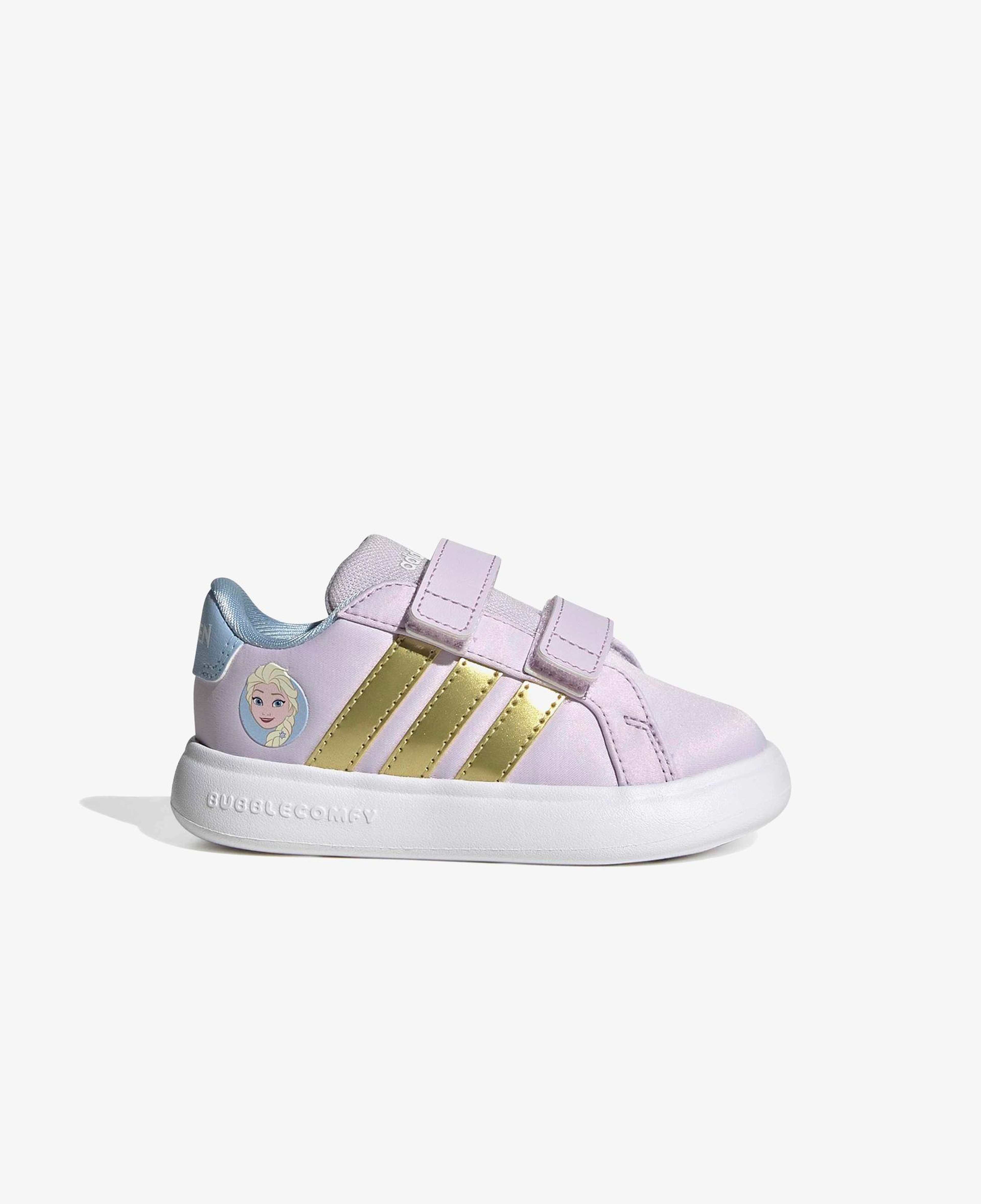 adidas x Disney Grand Court Elsa Bebek Mor Spor Ayakkabı