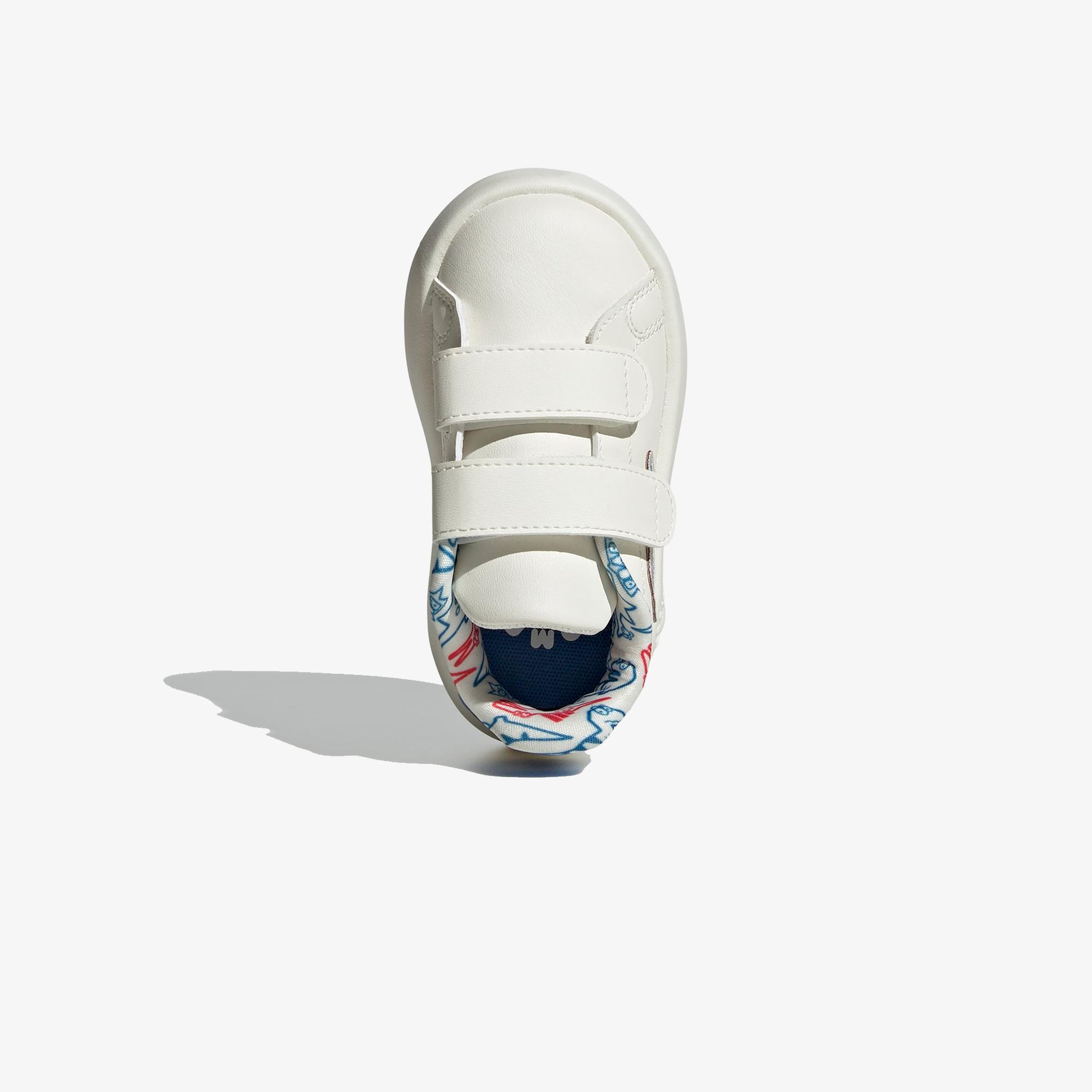 adidas Advantage Dino Bebek Beyaz Cırt Cırtlı Spor Ayakkabı