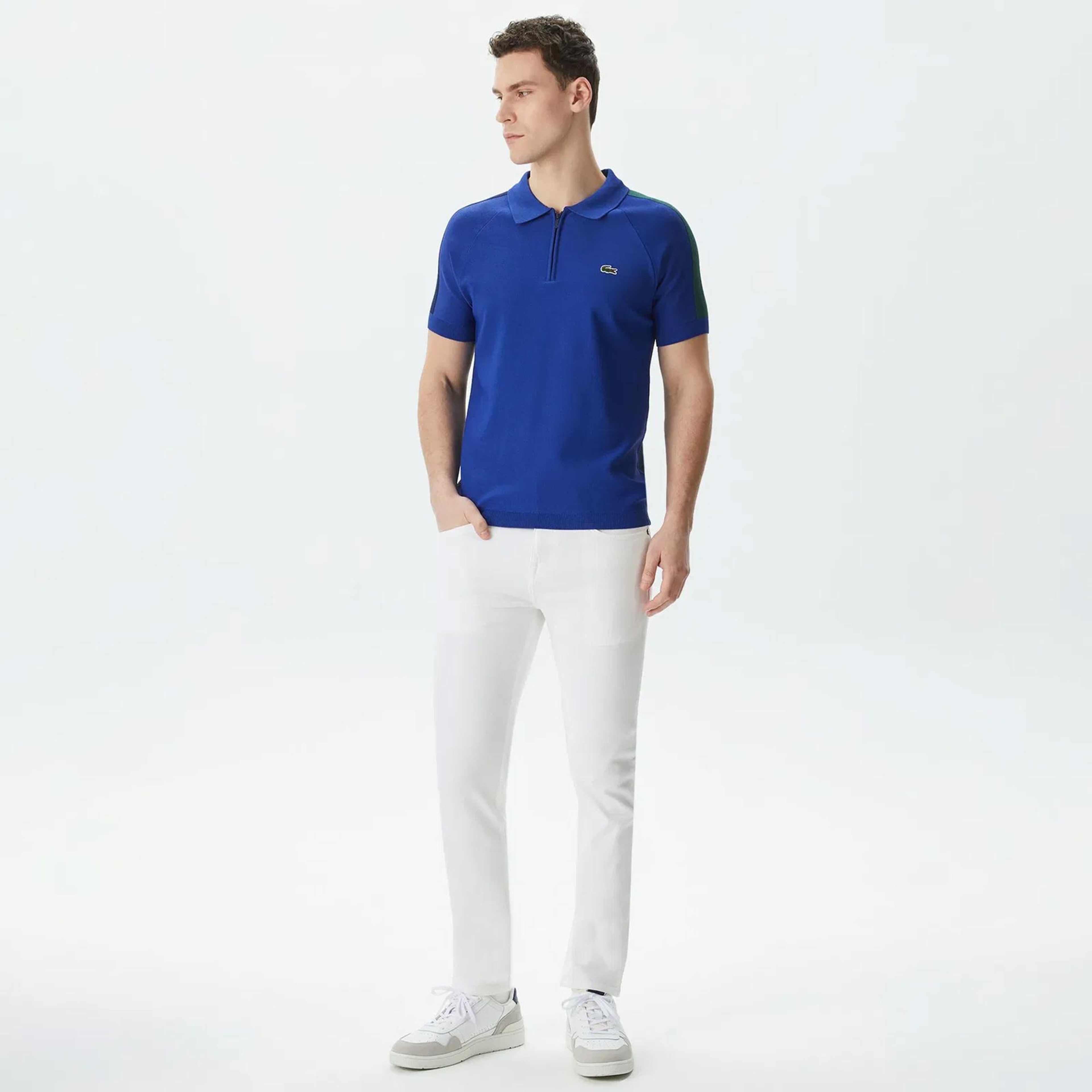 Erkek Slim Fit Beyaz Jean Pantolon