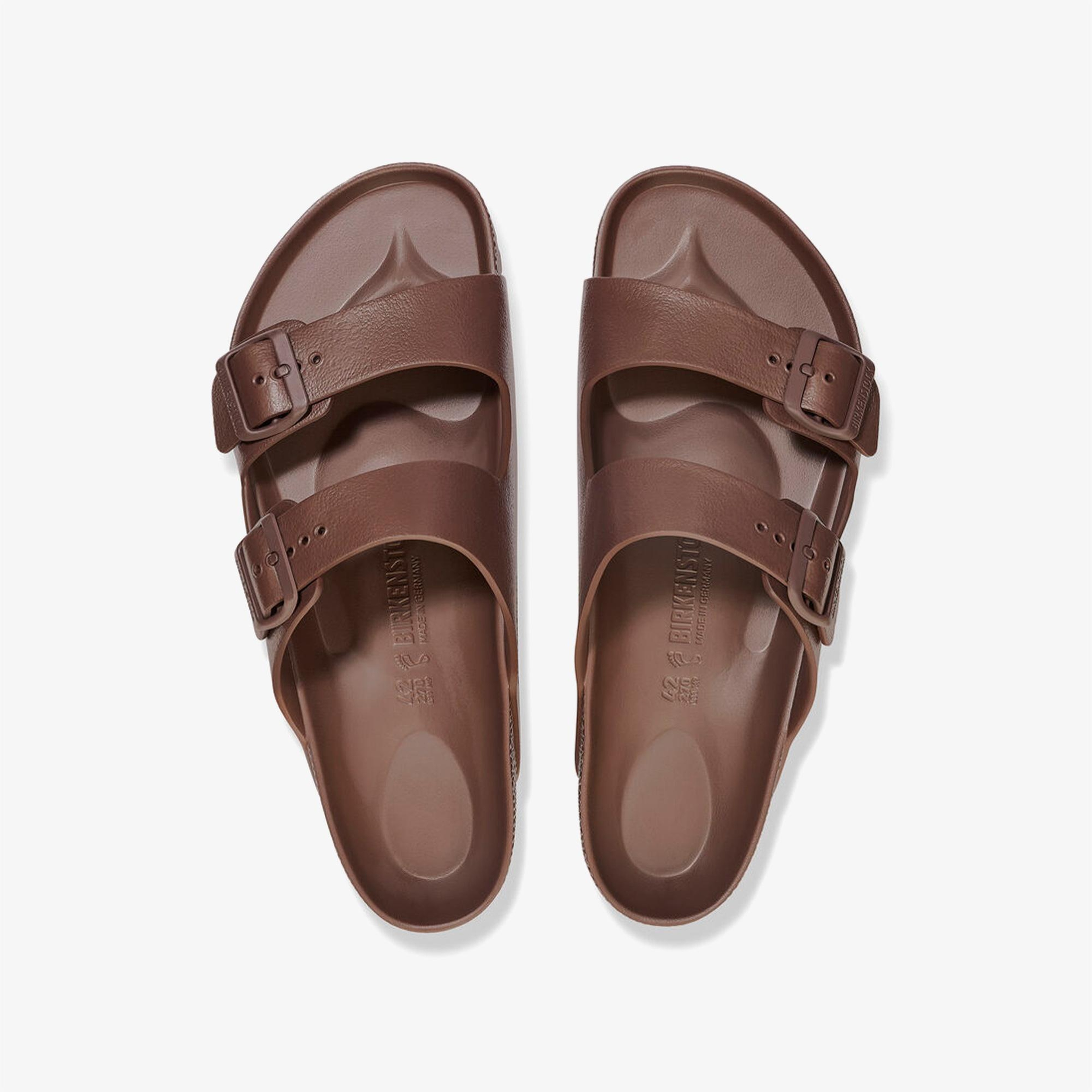 Birkenstock Arizona EVA Çift Bantlı Erkek Kahverengi Terlik