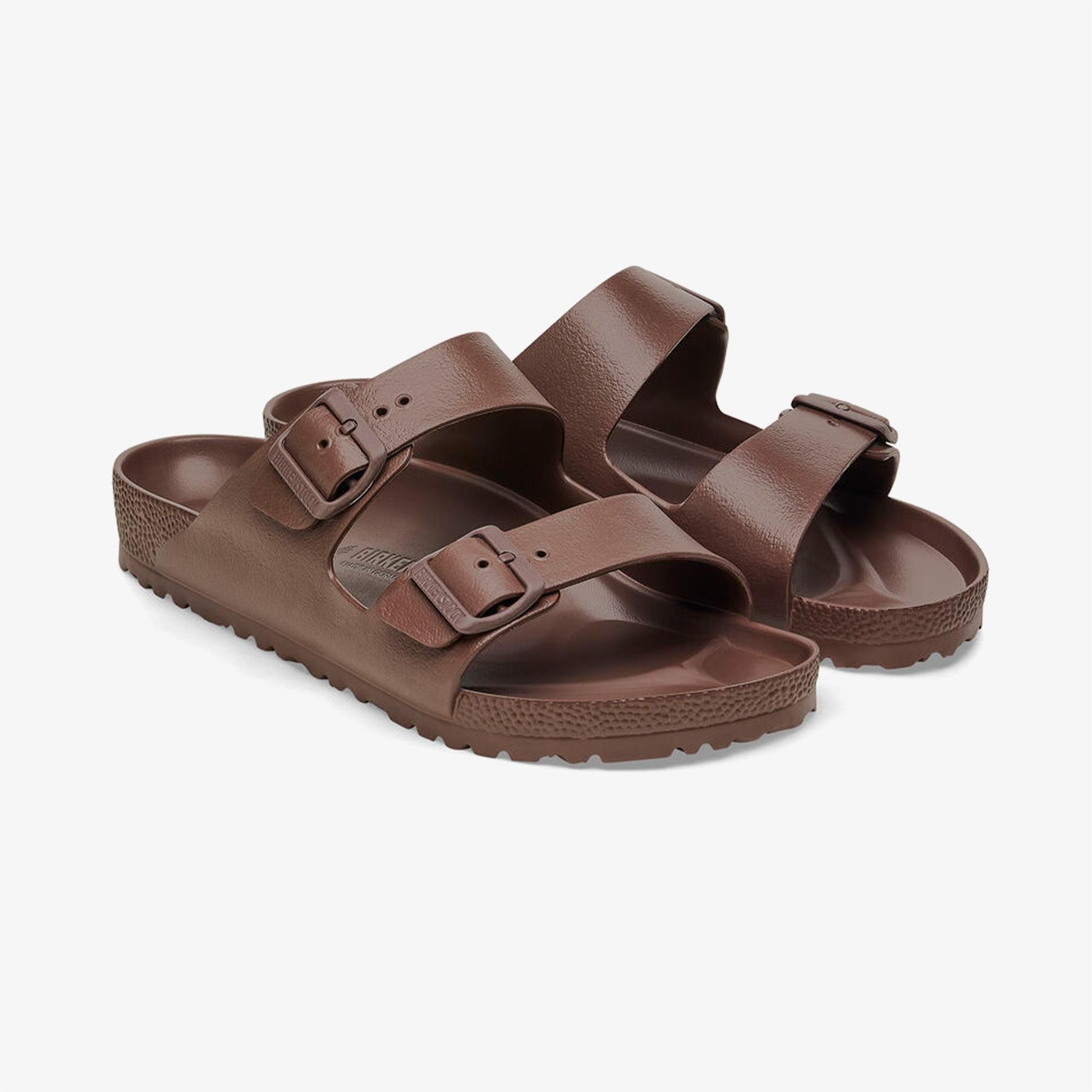 Birkenstock Arizona EVA Çift Bantlı Erkek Kahverengi Terlik