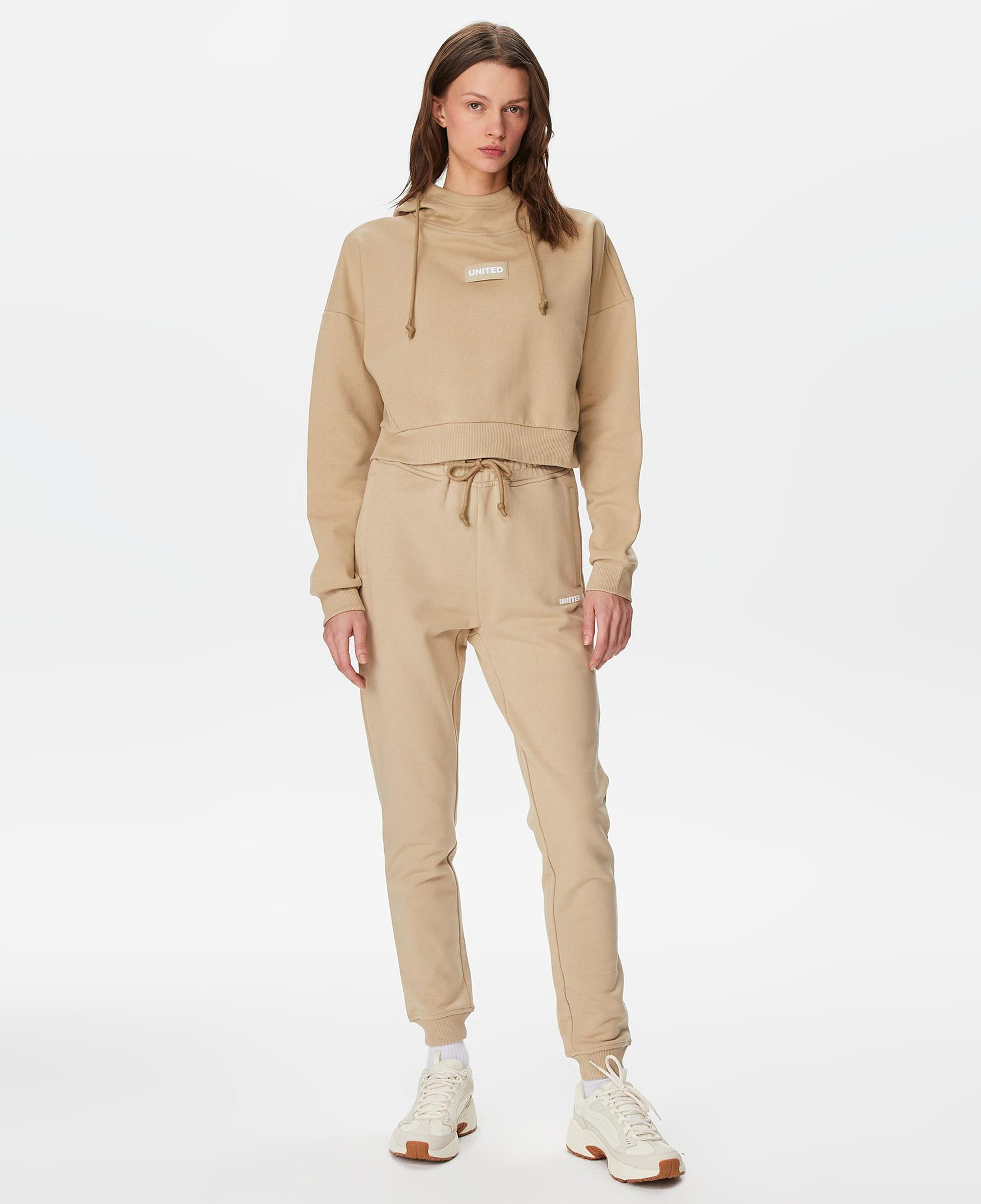 UNITED4 Kadın Krem Sweatshirt