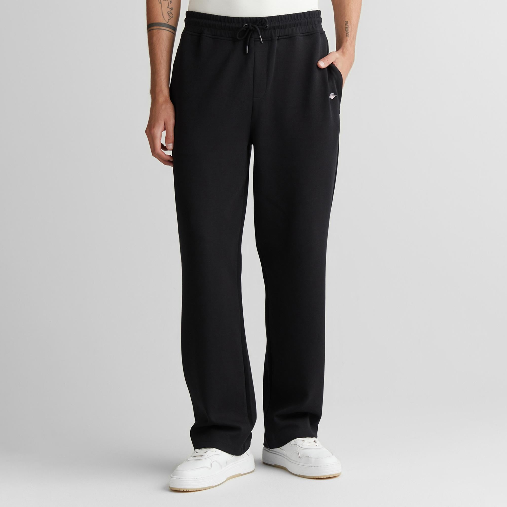 GANT Erkek Siyah Relaxed Fit Eşofman