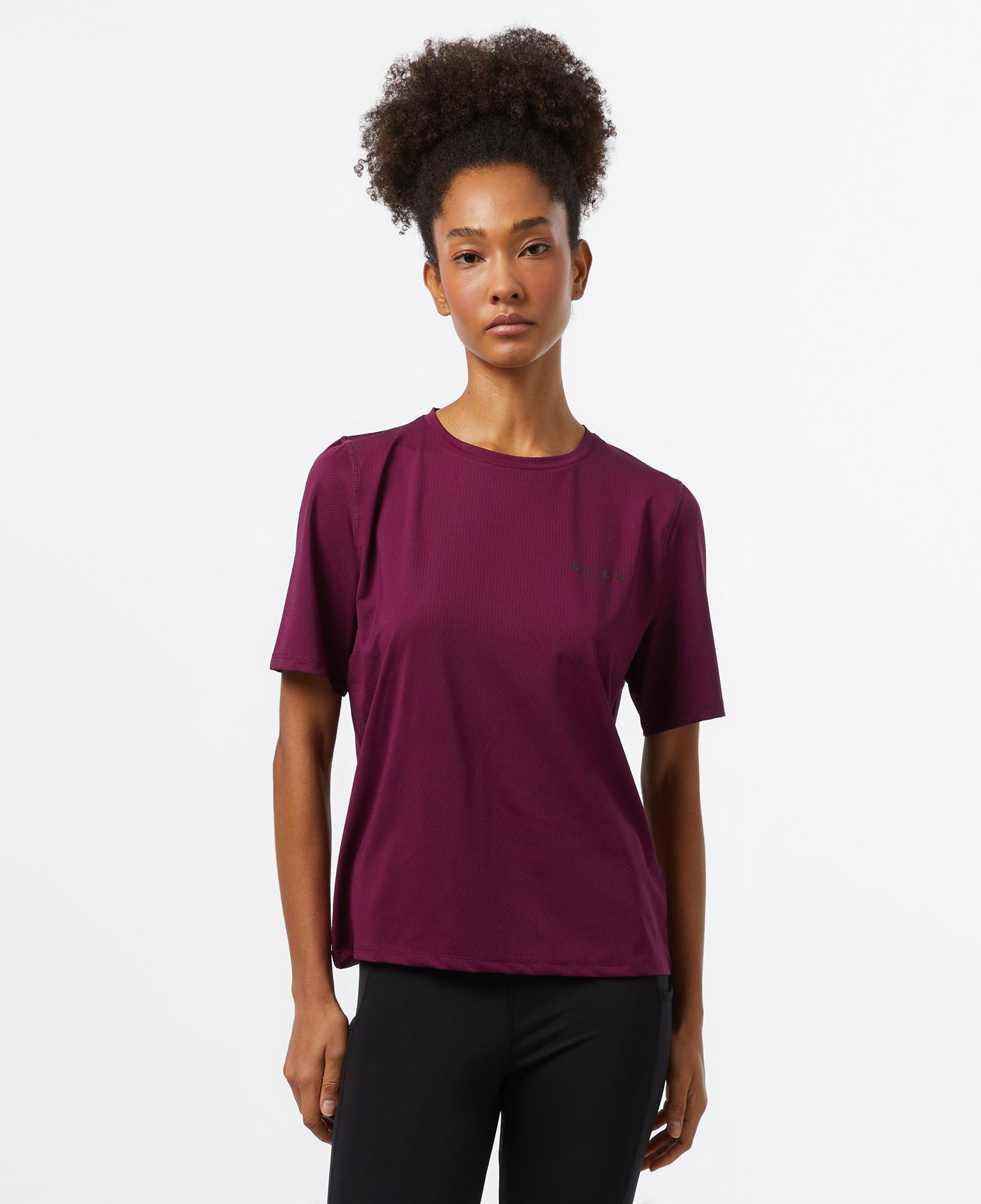 UNITED4 Sport Kadın Bordo T-Shirt
