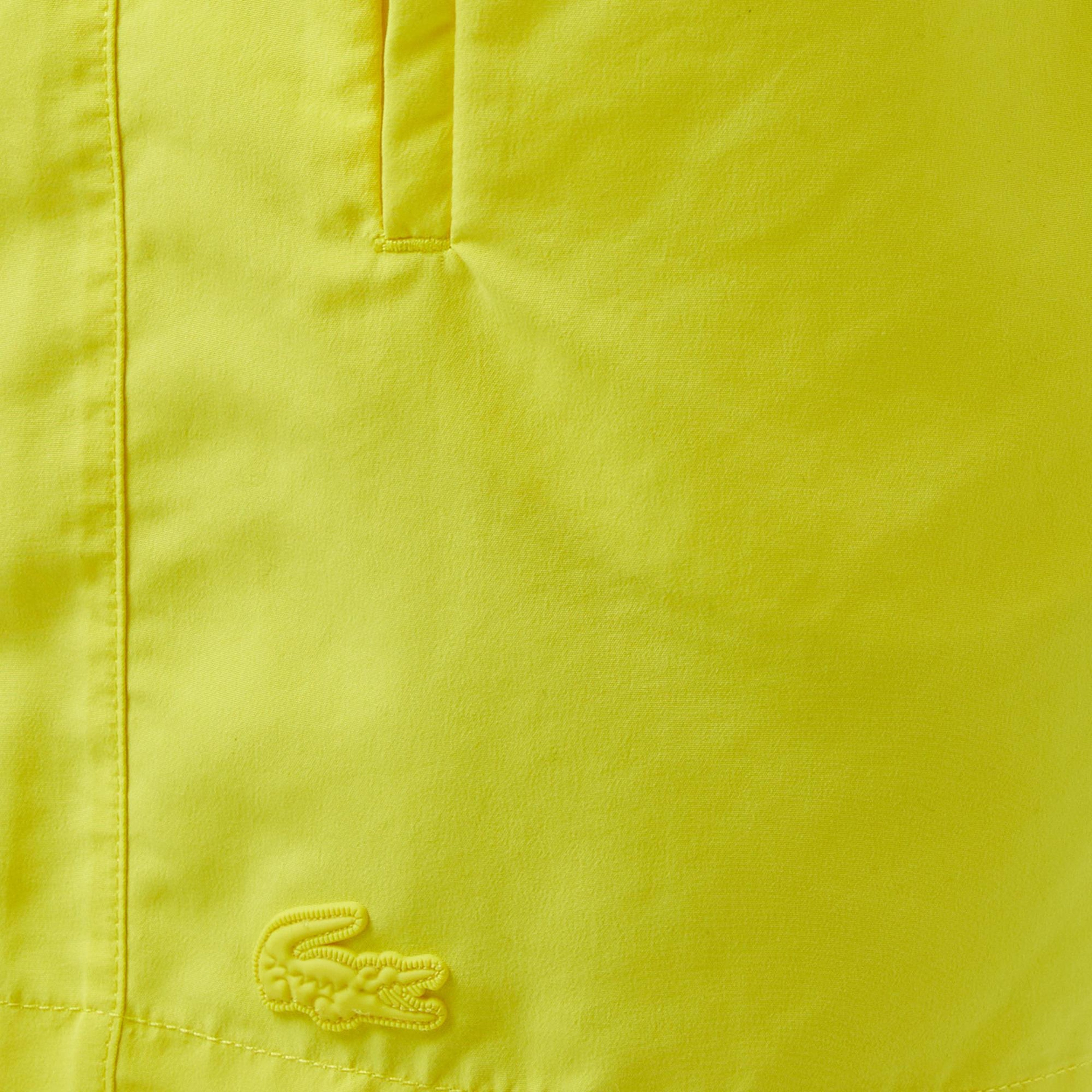 Lacoste Erkek Regular Fit Sarı Deniz Şortu