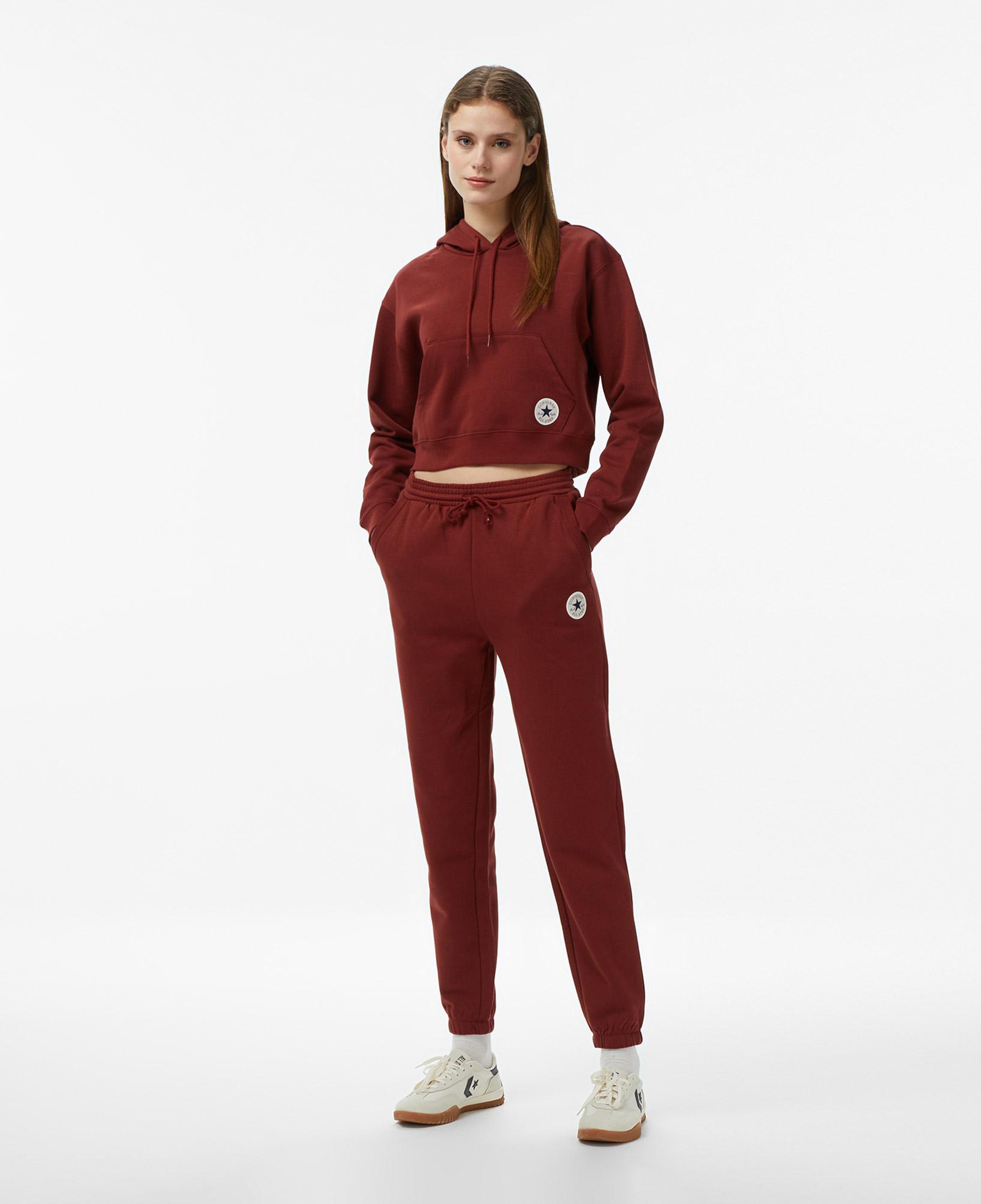 Converse Retro Chuck Taylor Patch Kadın Bordo Eşofman Altı
