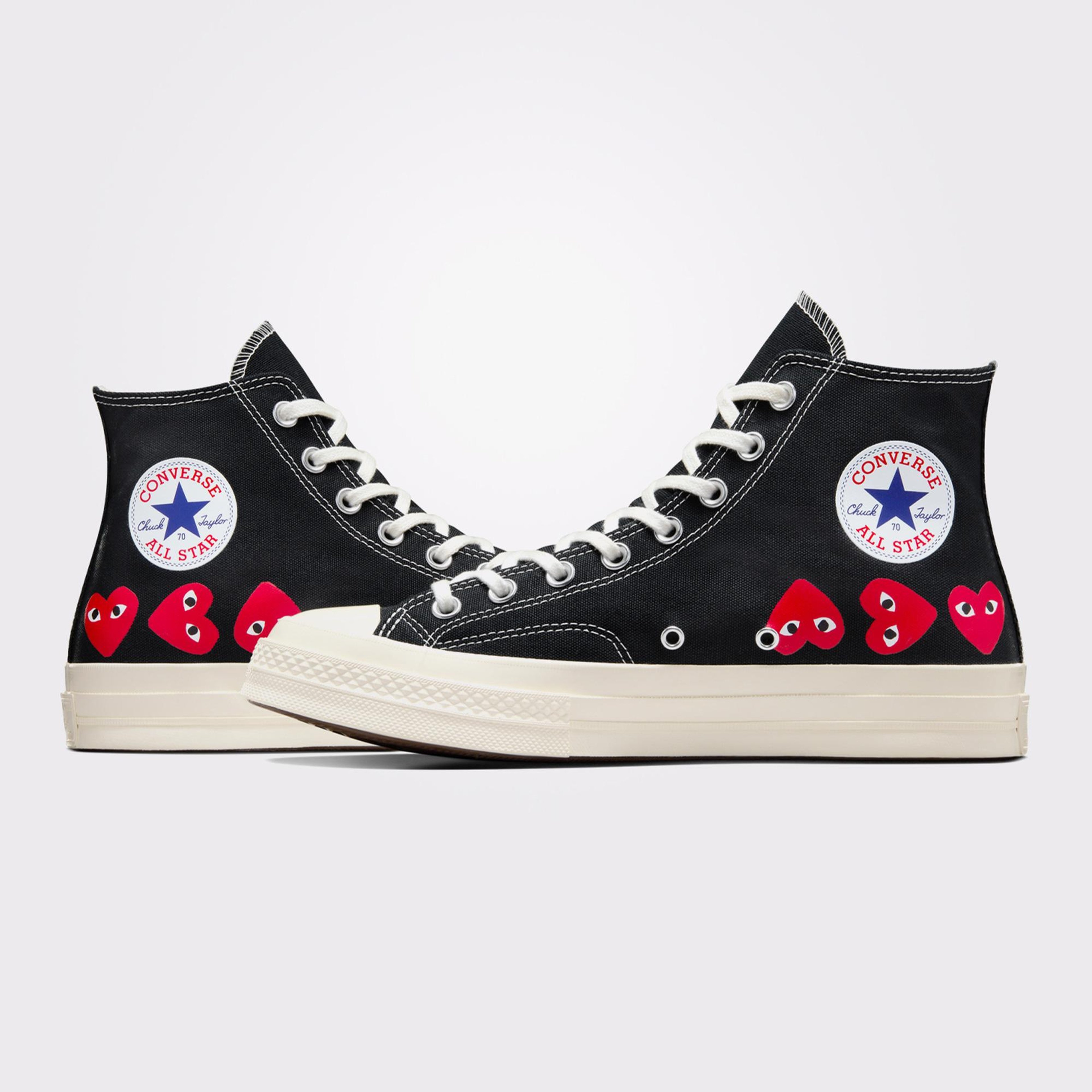 Converse x Comme des Garçons Play Chuck 70 Siyah Unisex Sneaker