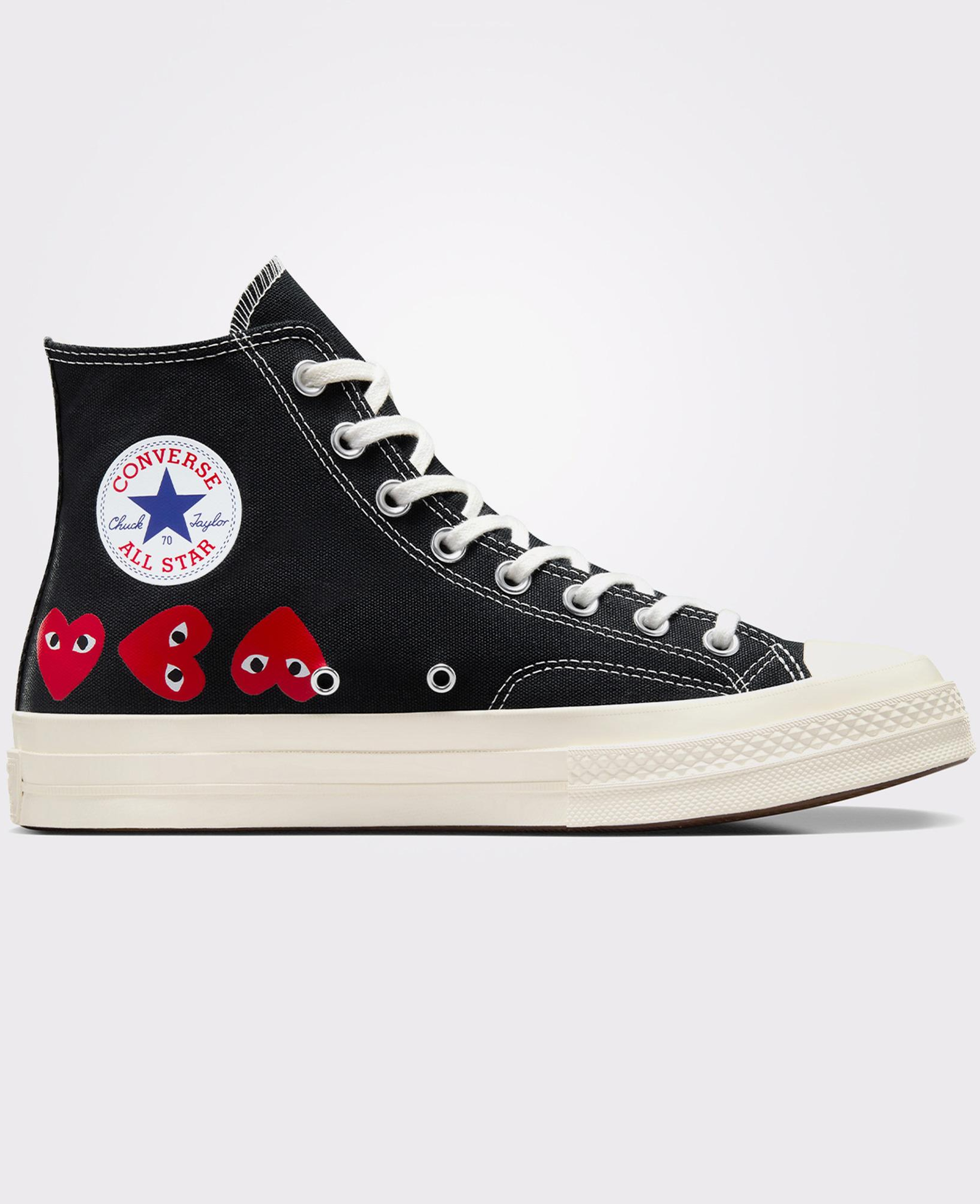 Converse x Comme des Garçons Play Chuck 70 Siyah Unisex Sneaker