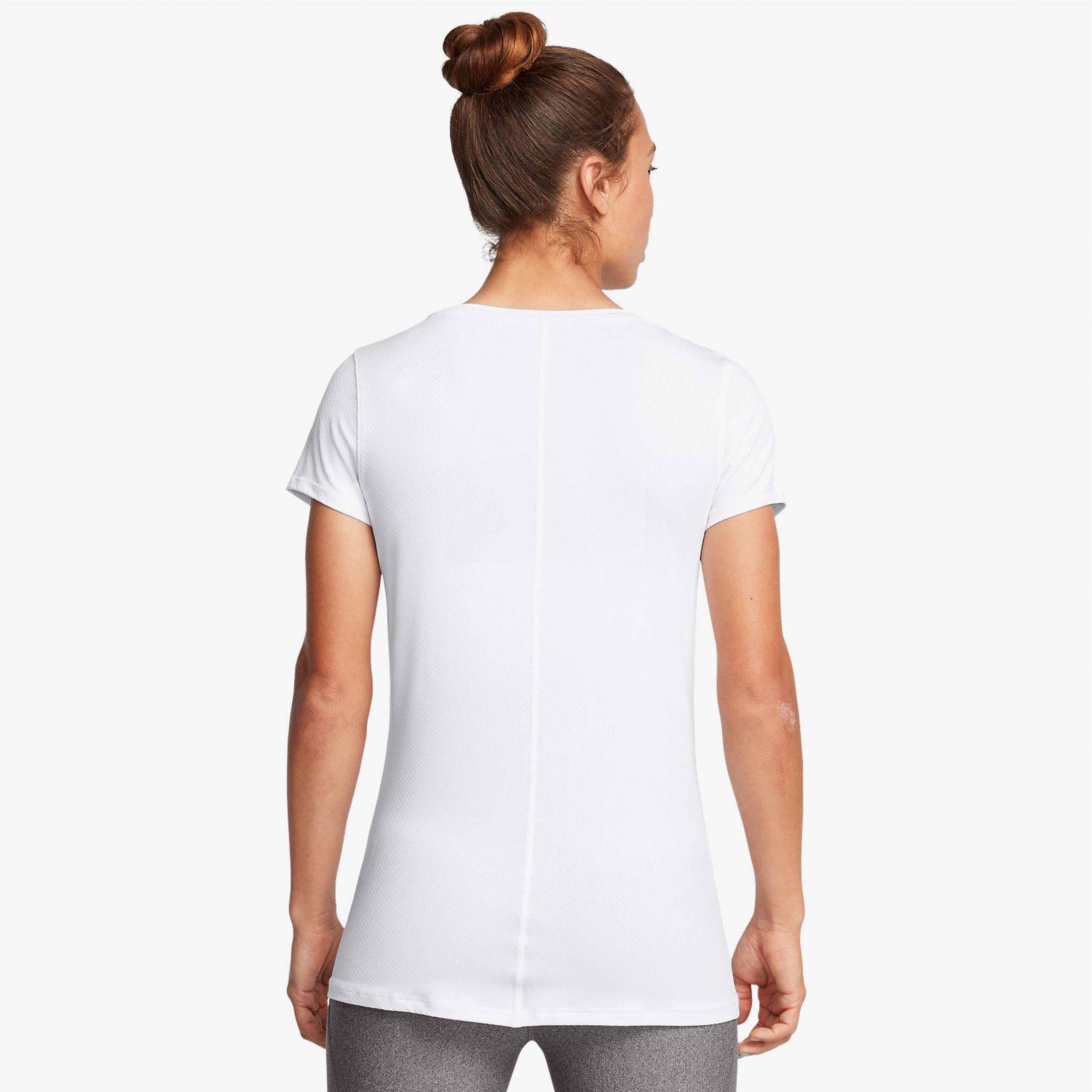 Under Armour Heat Gear Kadın Beyaz Antrenman T-Shirt