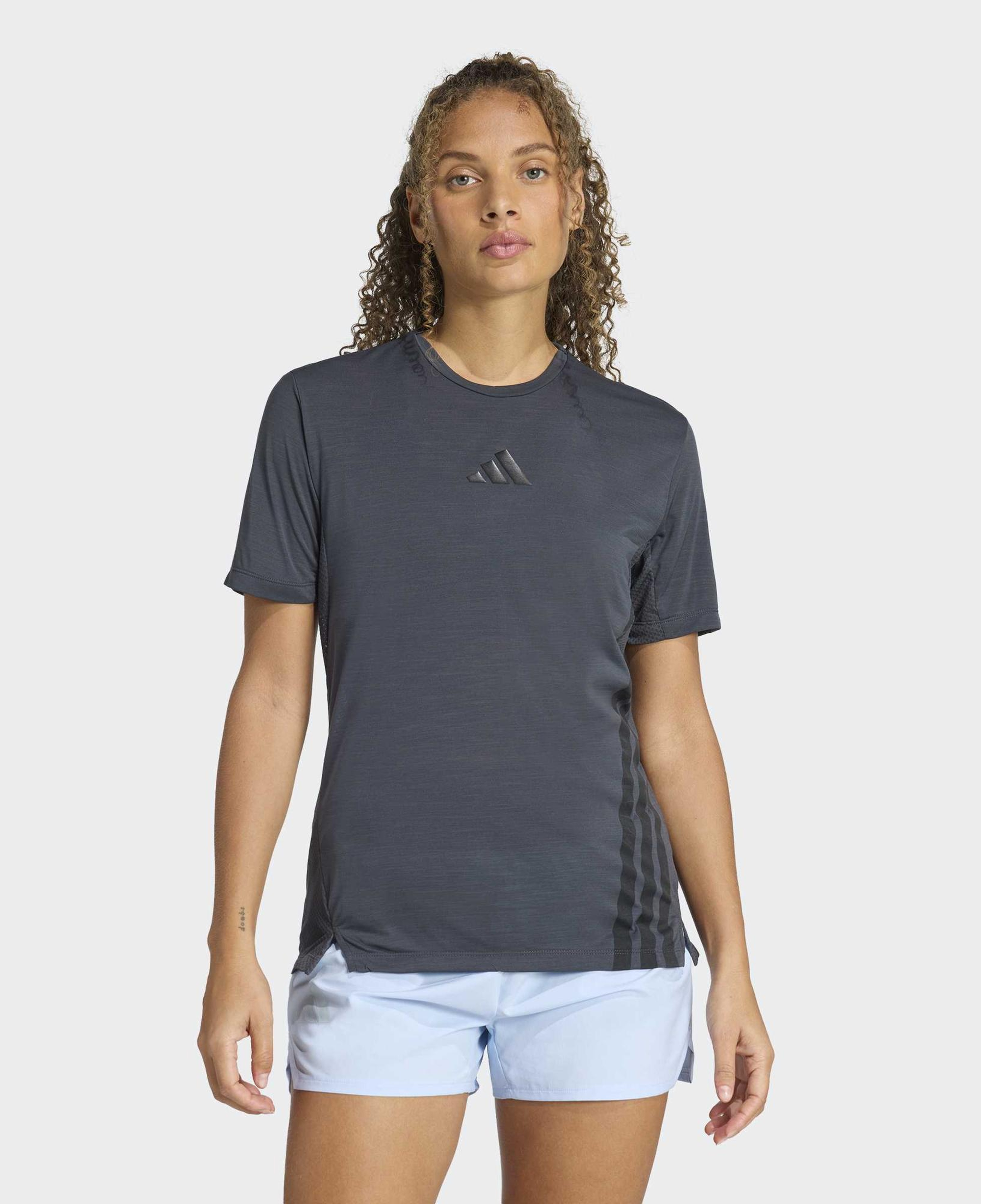 adidas Terrex Xperior Climacool+ Kadın Gri Koşu T-Shirt