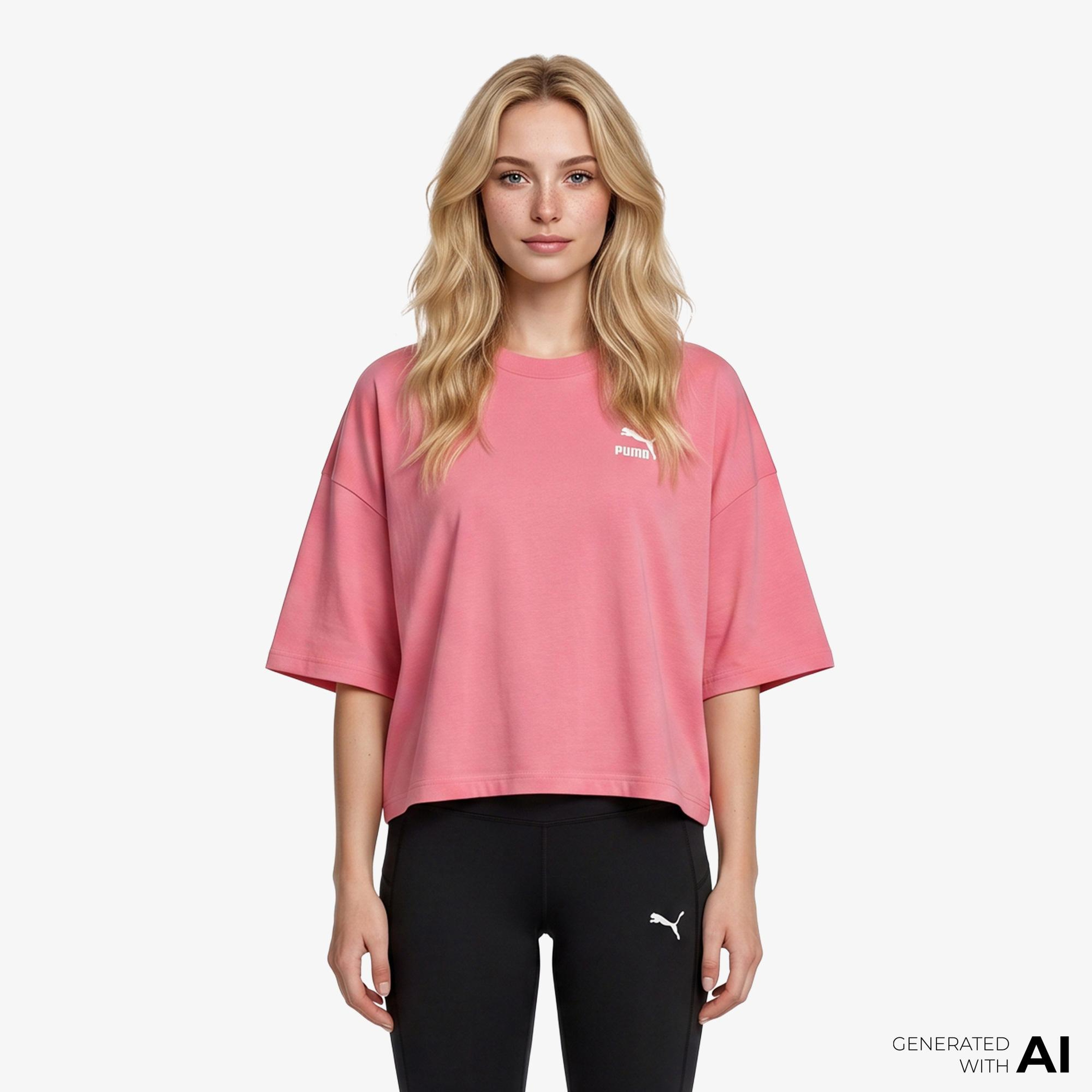 Puma Better Classics Kadın Pembe T-Shirt