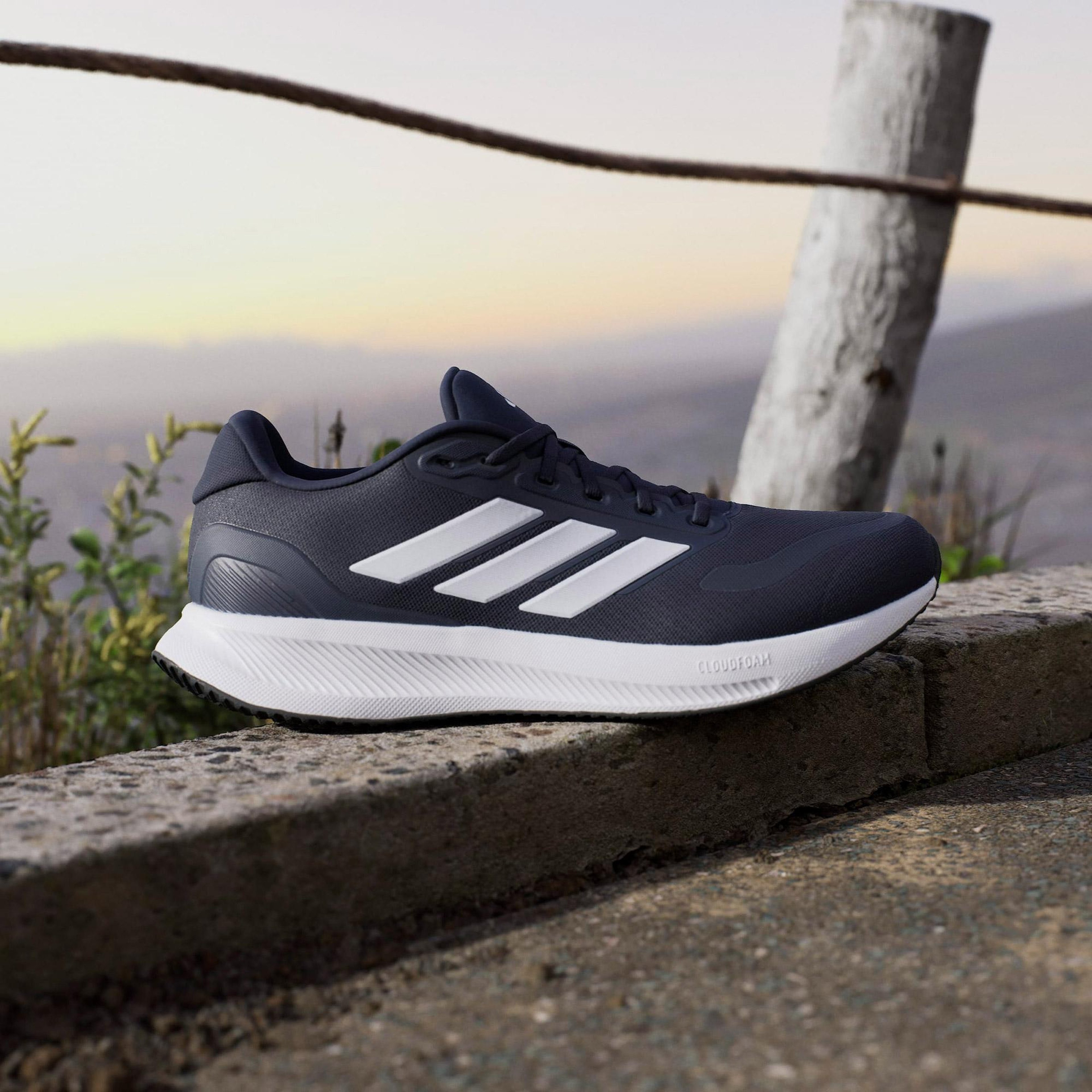 adidas Runfalcon 5 Erkek Lacivert Koşu Ayakkabısı