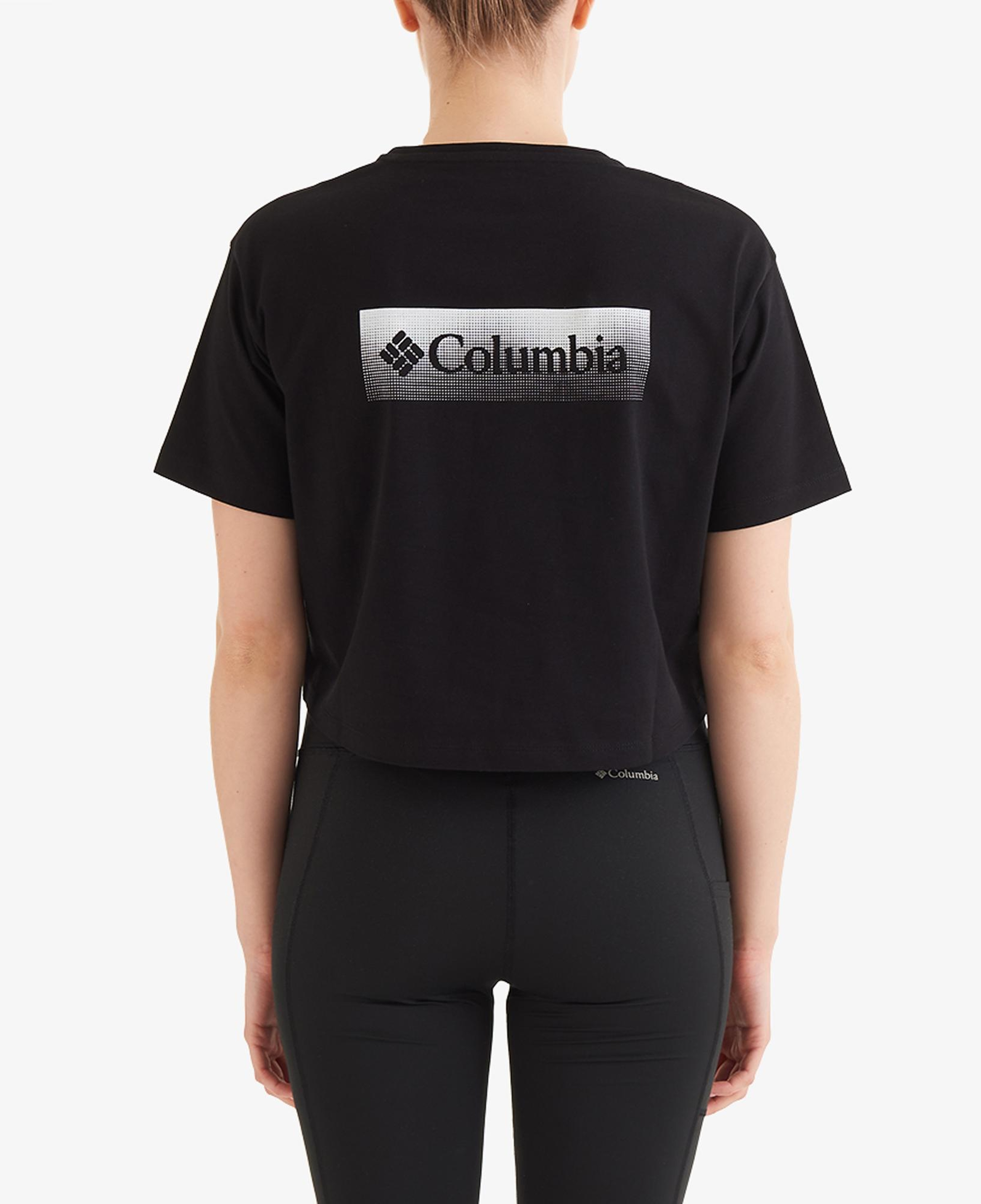 Columbia Csc Halftone Framed Kadın Siyah Crop T-Shirt