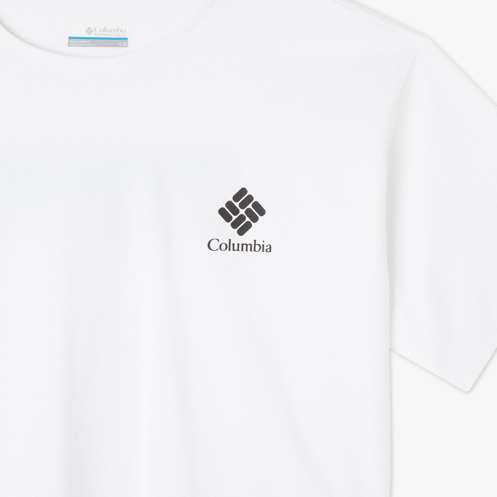 Columbia CSC Framed Halftone Kadın Beyaz Günlük T-Shirt