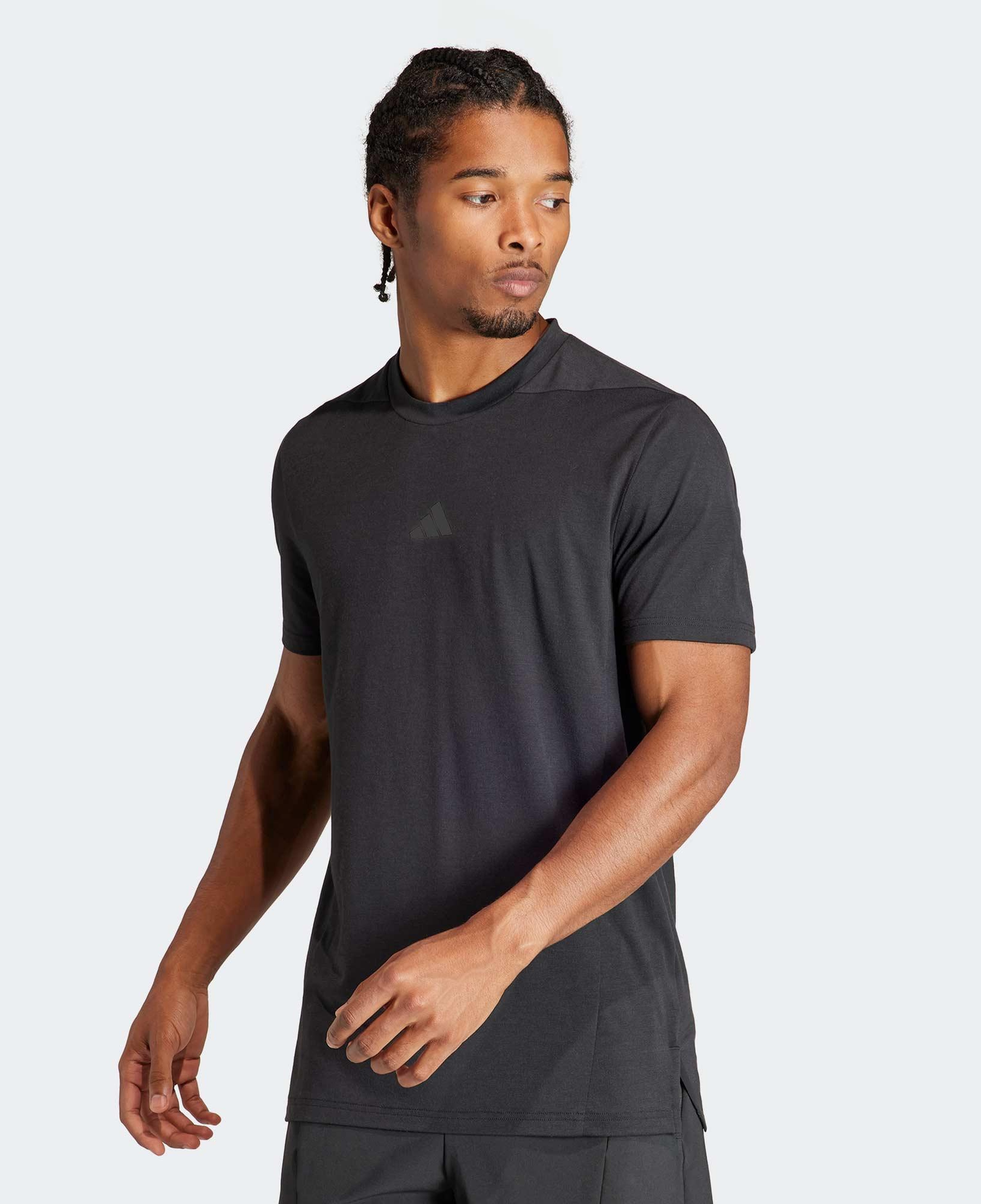 adidas Erkek Siyah Antrenman T-Shirt