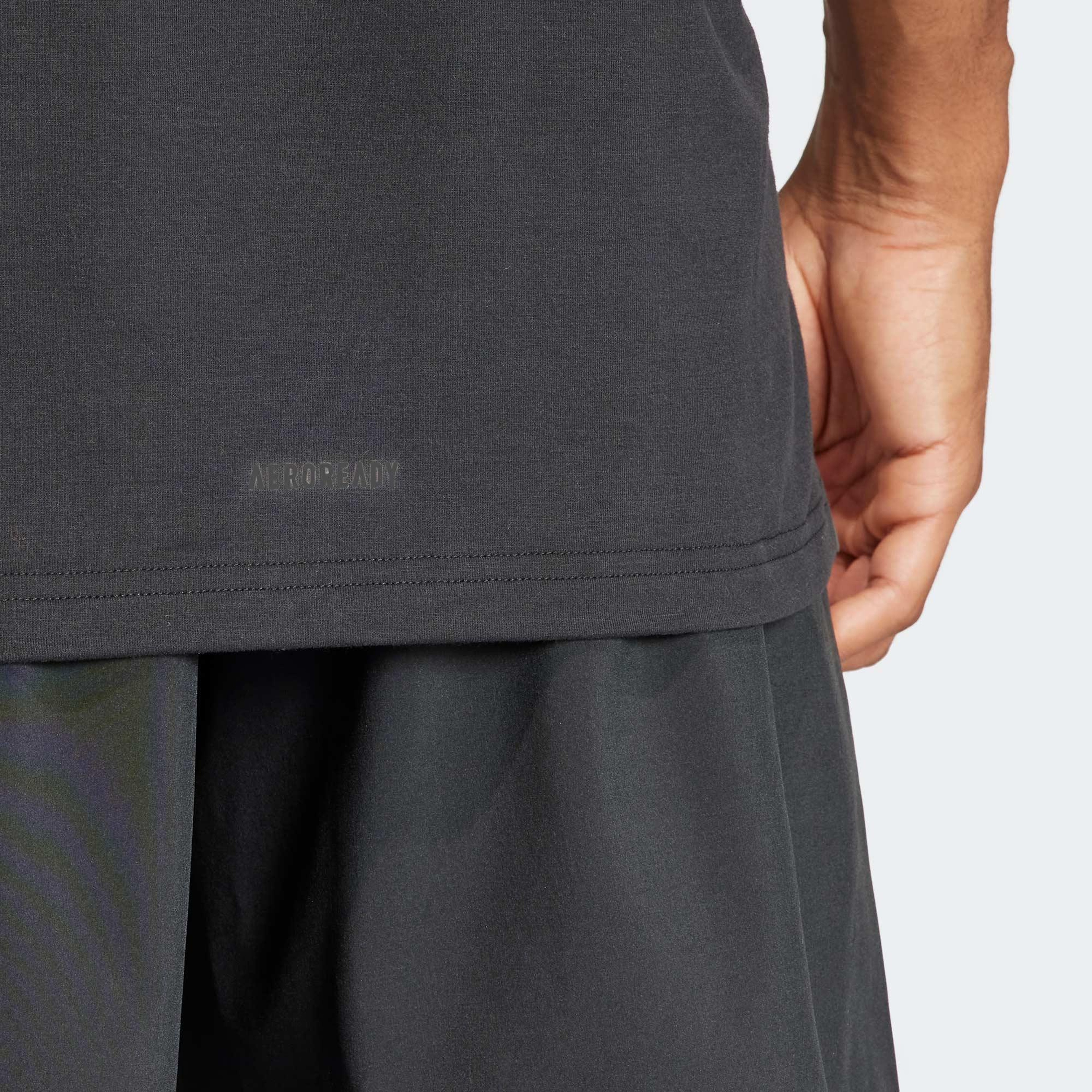 adidas Erkek Siyah Antrenman T-Shirt