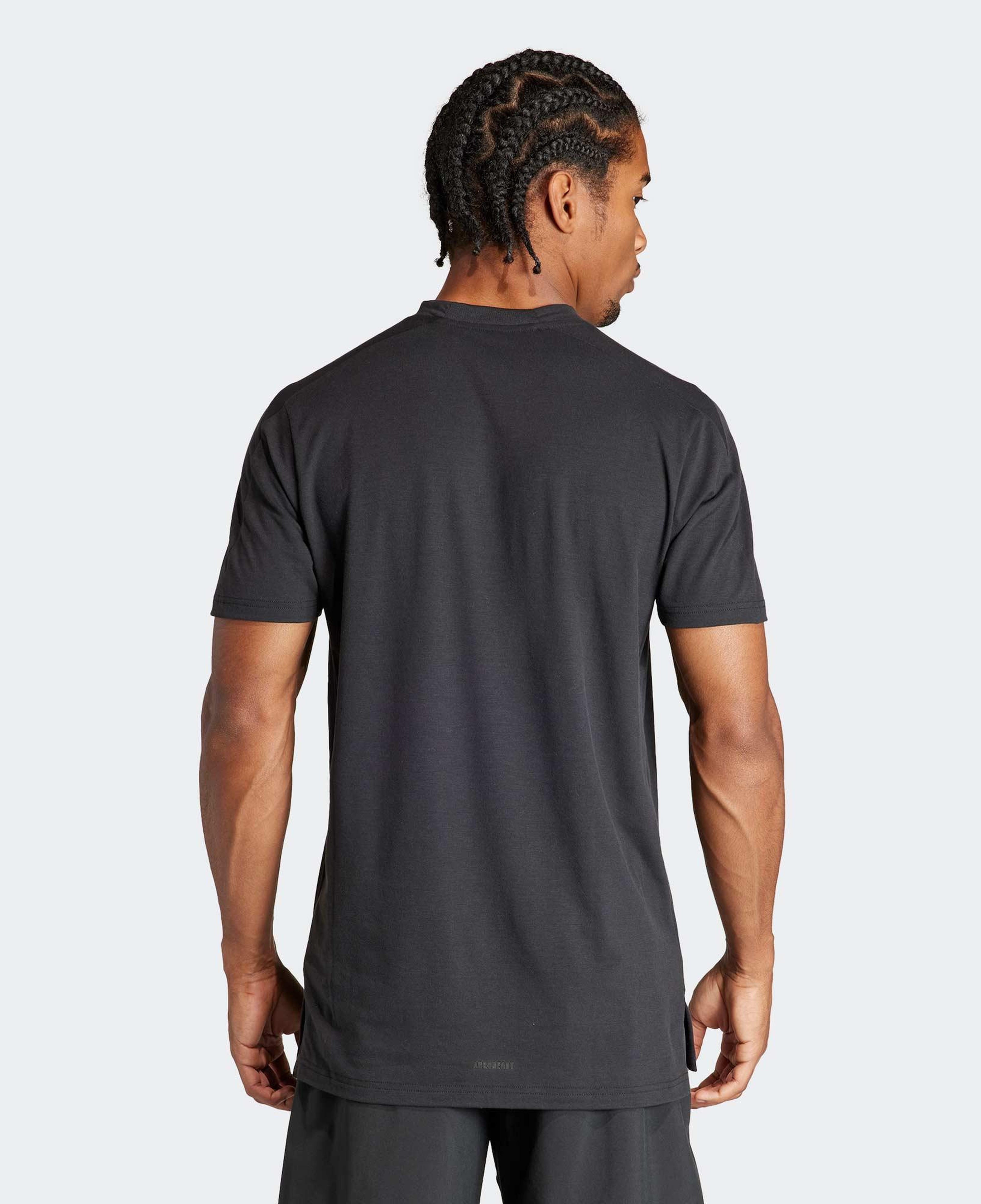 adidas Erkek Siyah Antrenman T-Shirt