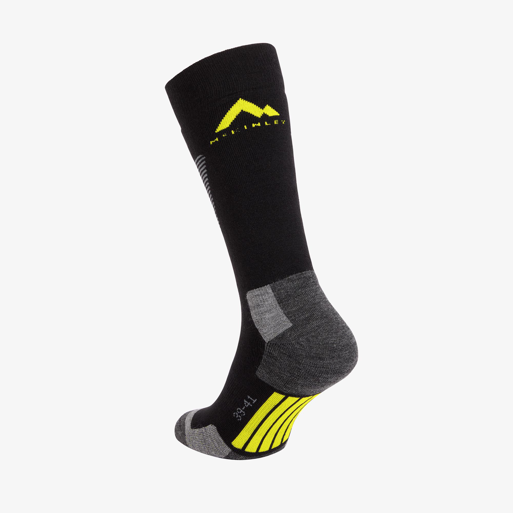 McKinley Denny Ux 2 Unisex Siyah Kayak Çorabı