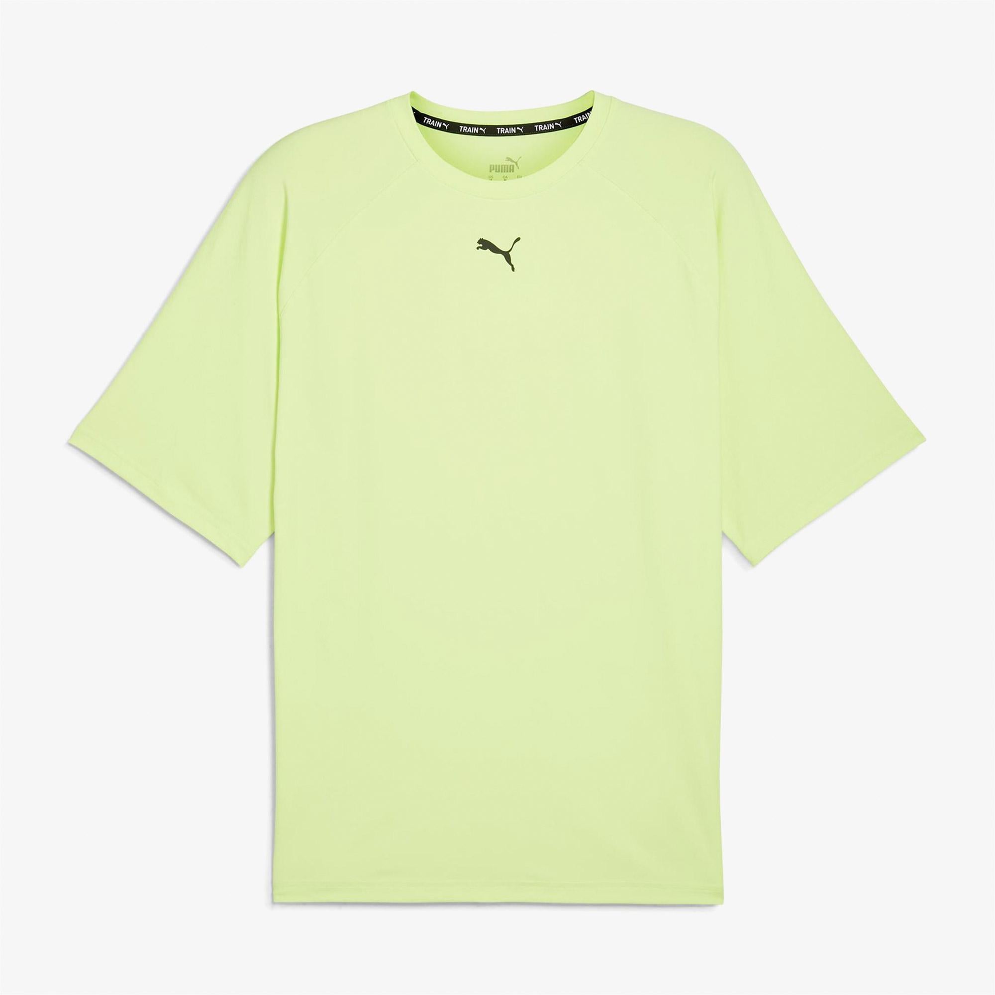 Puma Cloudspun Therma Erkek Sarı Antrenman T-Shirt