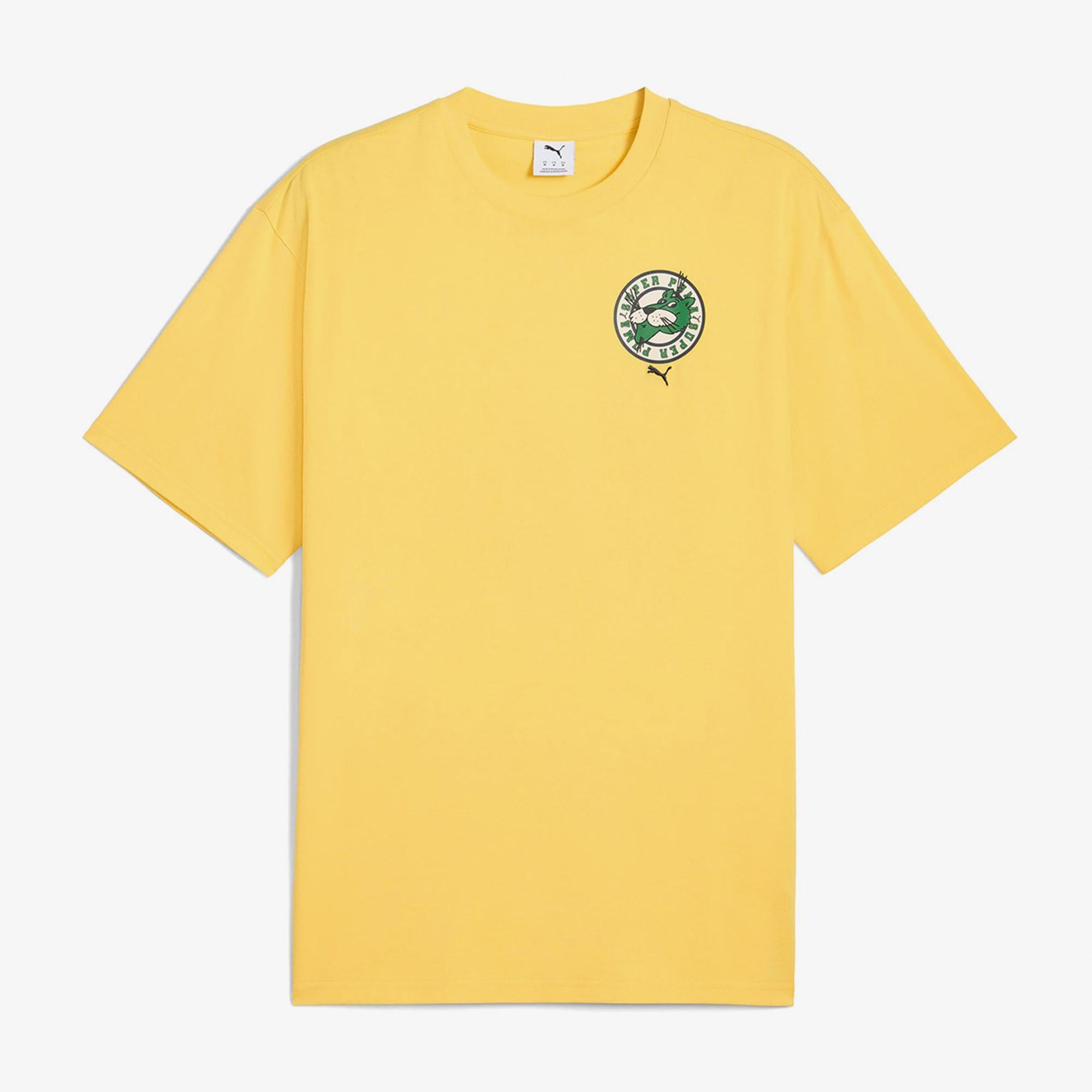 Puma Graphics Super Erkek Sarı T-Shirt