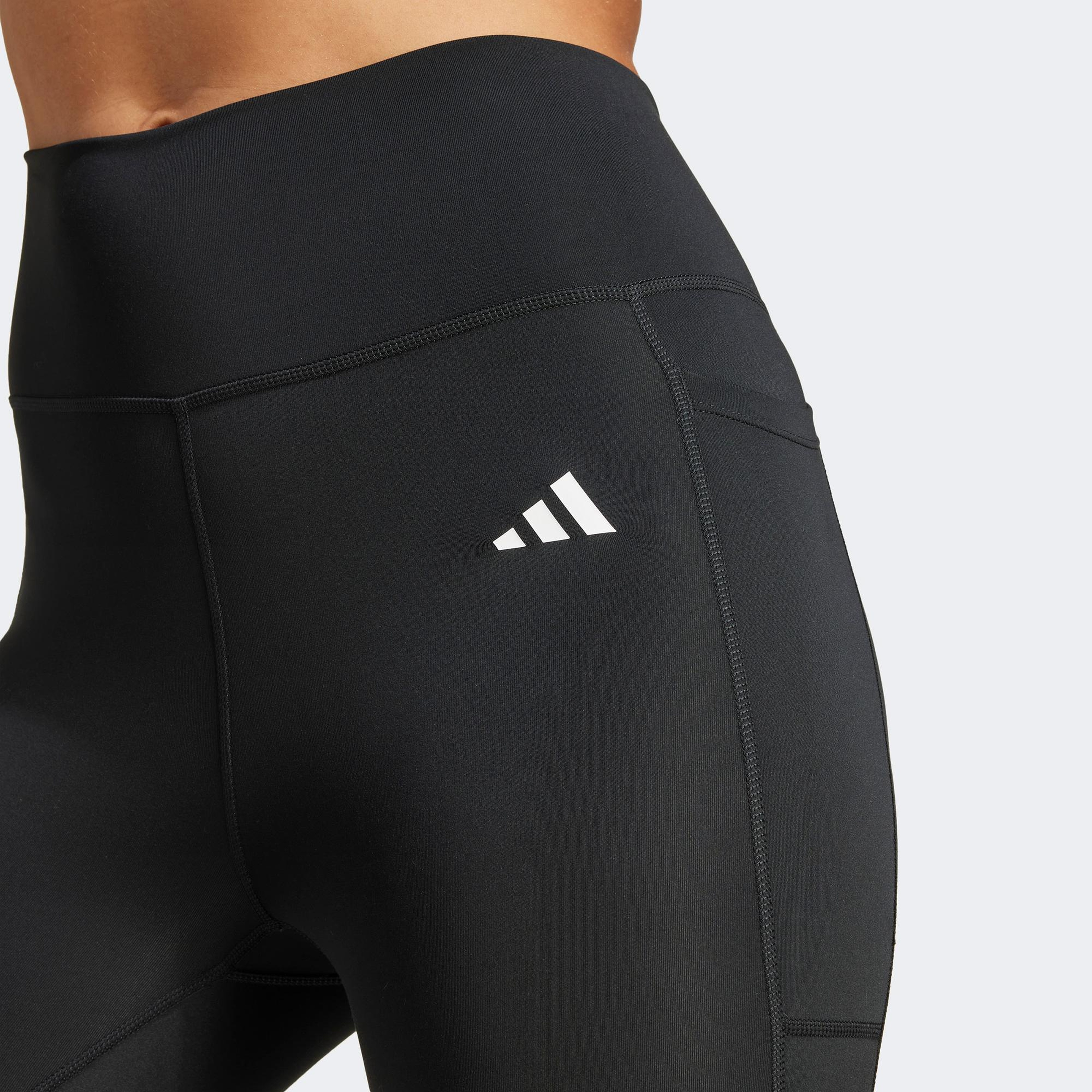adidas Optime Essentials Stash 3/4 Kadın Siyah Antrenman Taytı