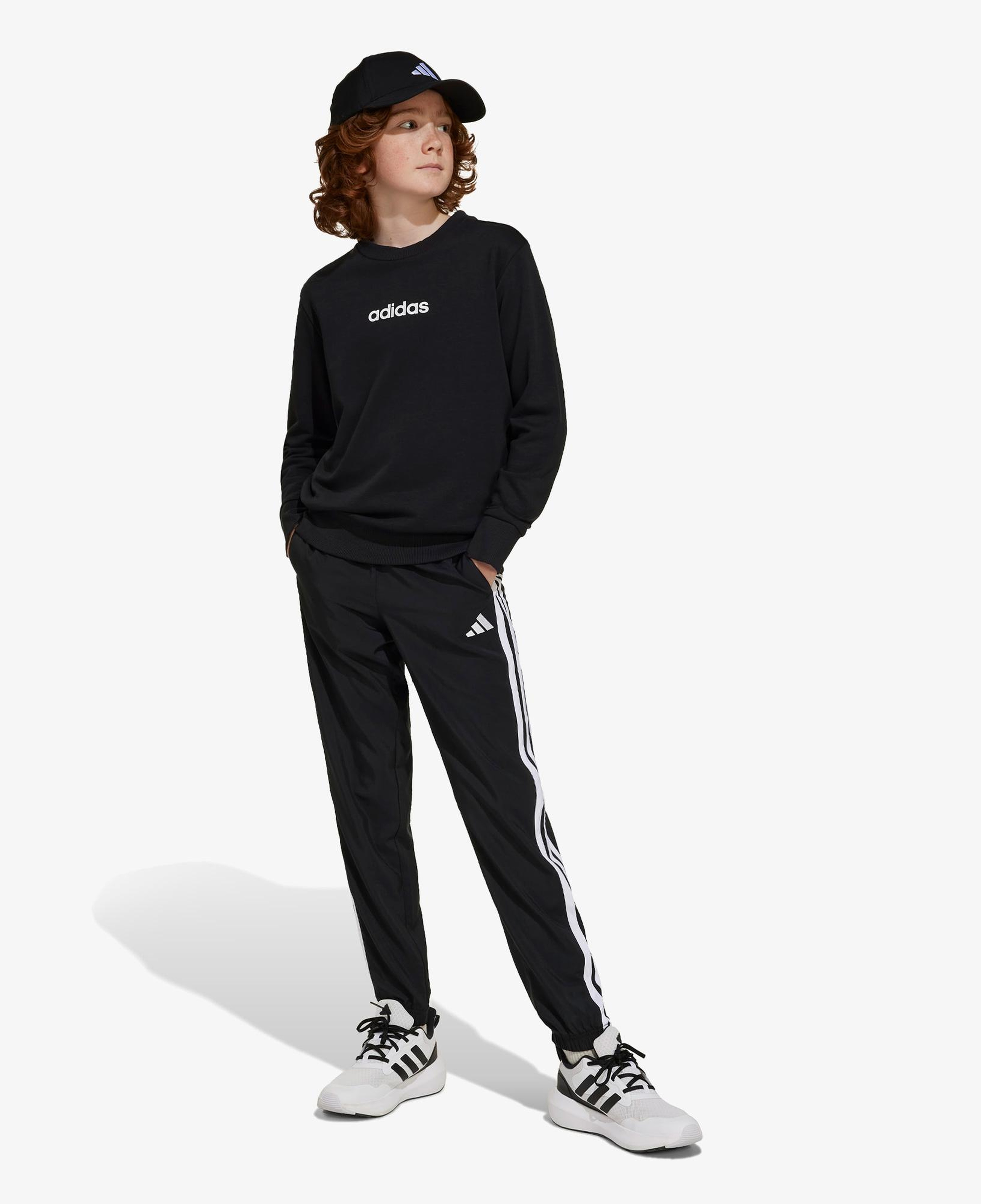 adidas Essentials Climacool Çocuk Siyah Eşofman Altı