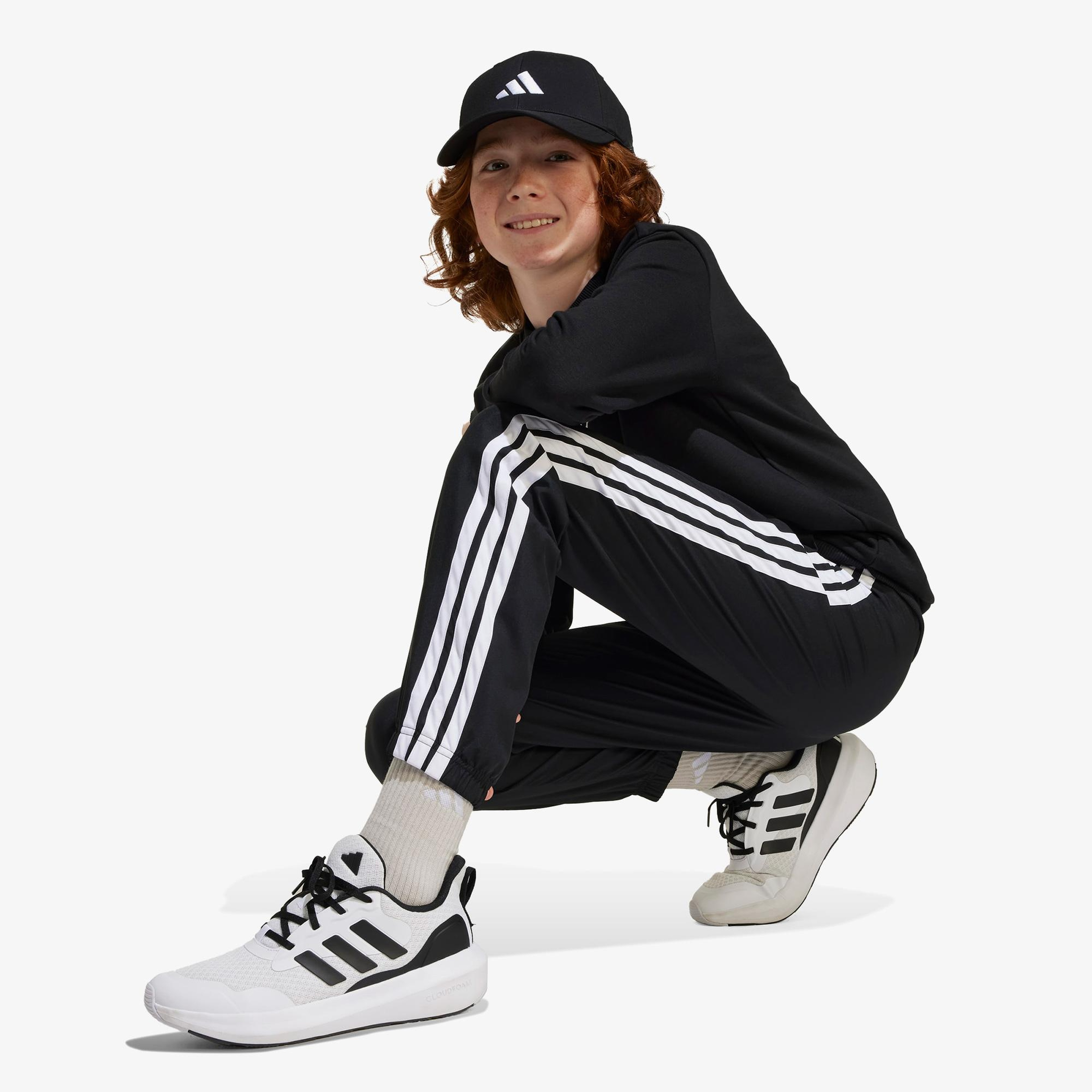adidas Essentials Climacool Çocuk Siyah Eşofman Altı