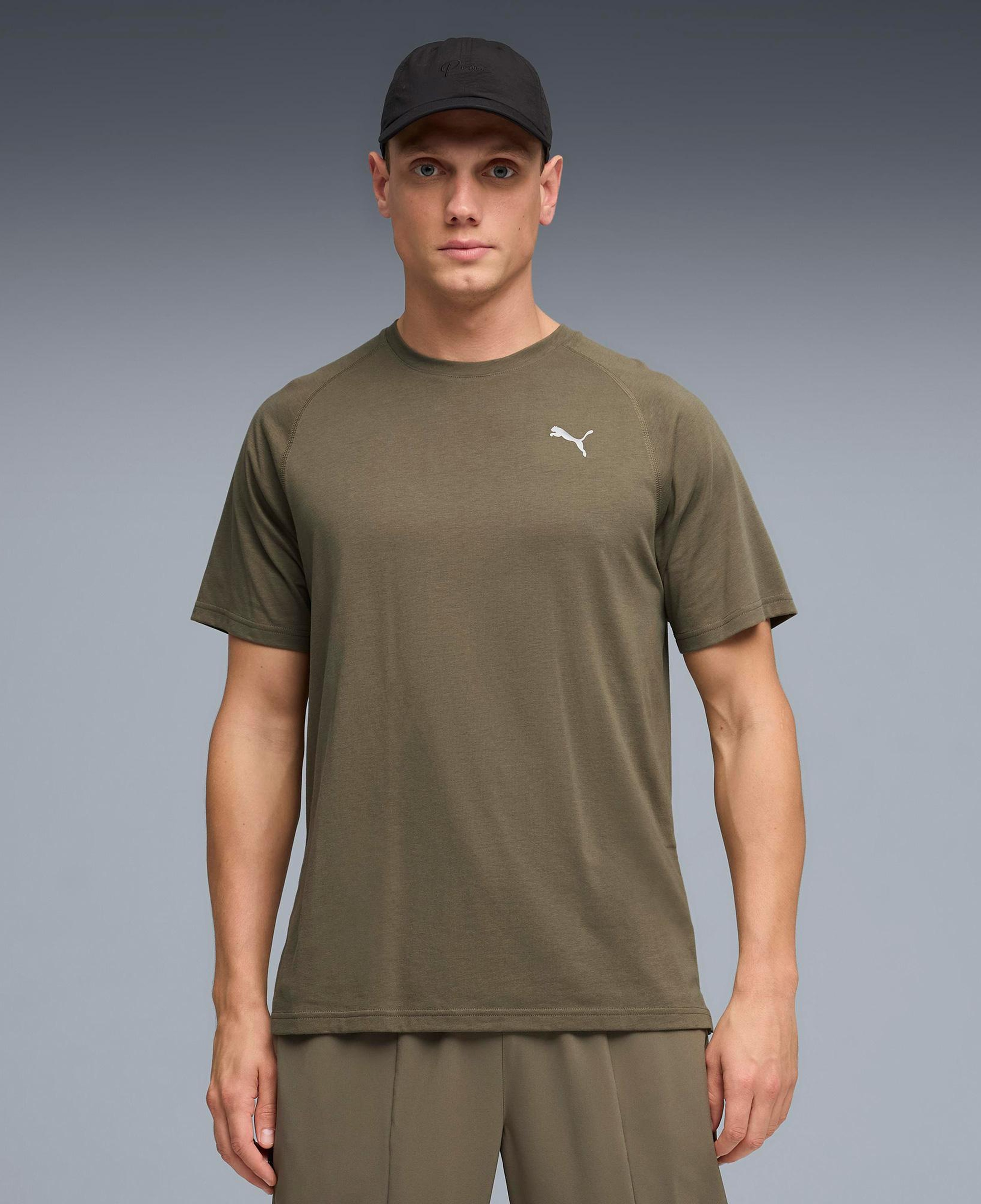 Puma Powertrain Erkek Yeşil T-Shirt