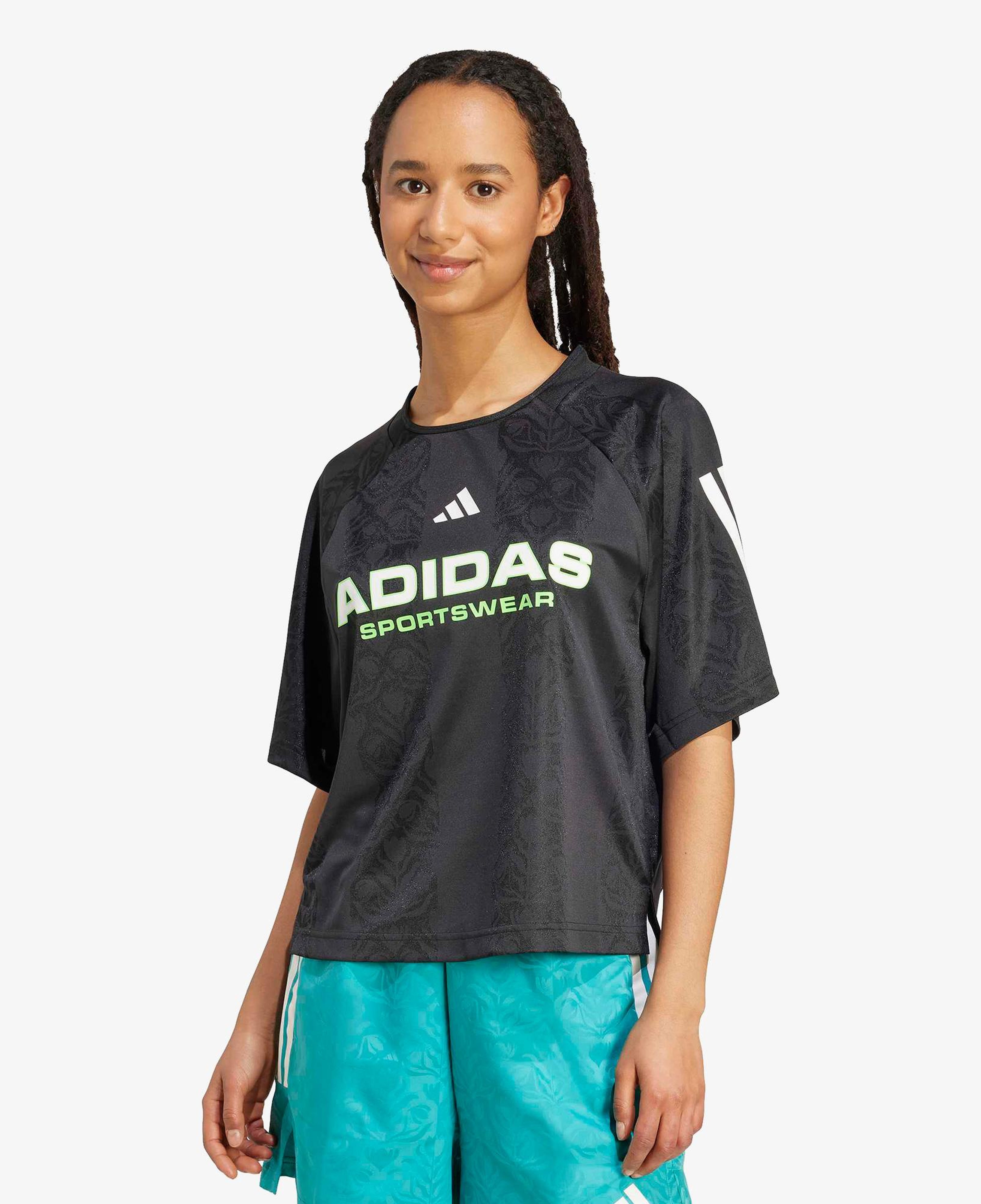 adidas Tiro X Common Goal Jakarli Kadın Siyah T-Shirt