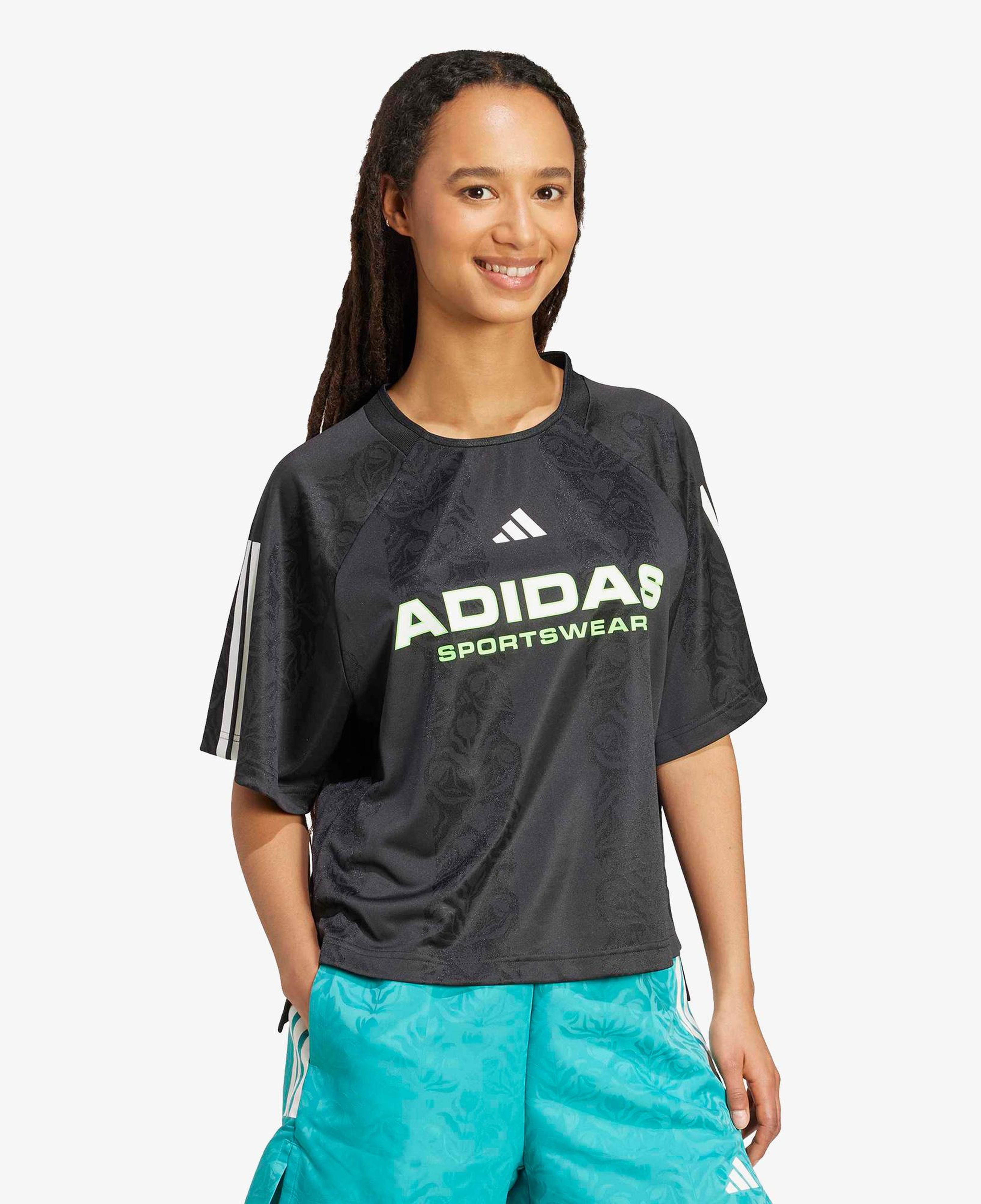 adidas Tiro X Common Goal Jakarli Kadın Siyah T-Shirt