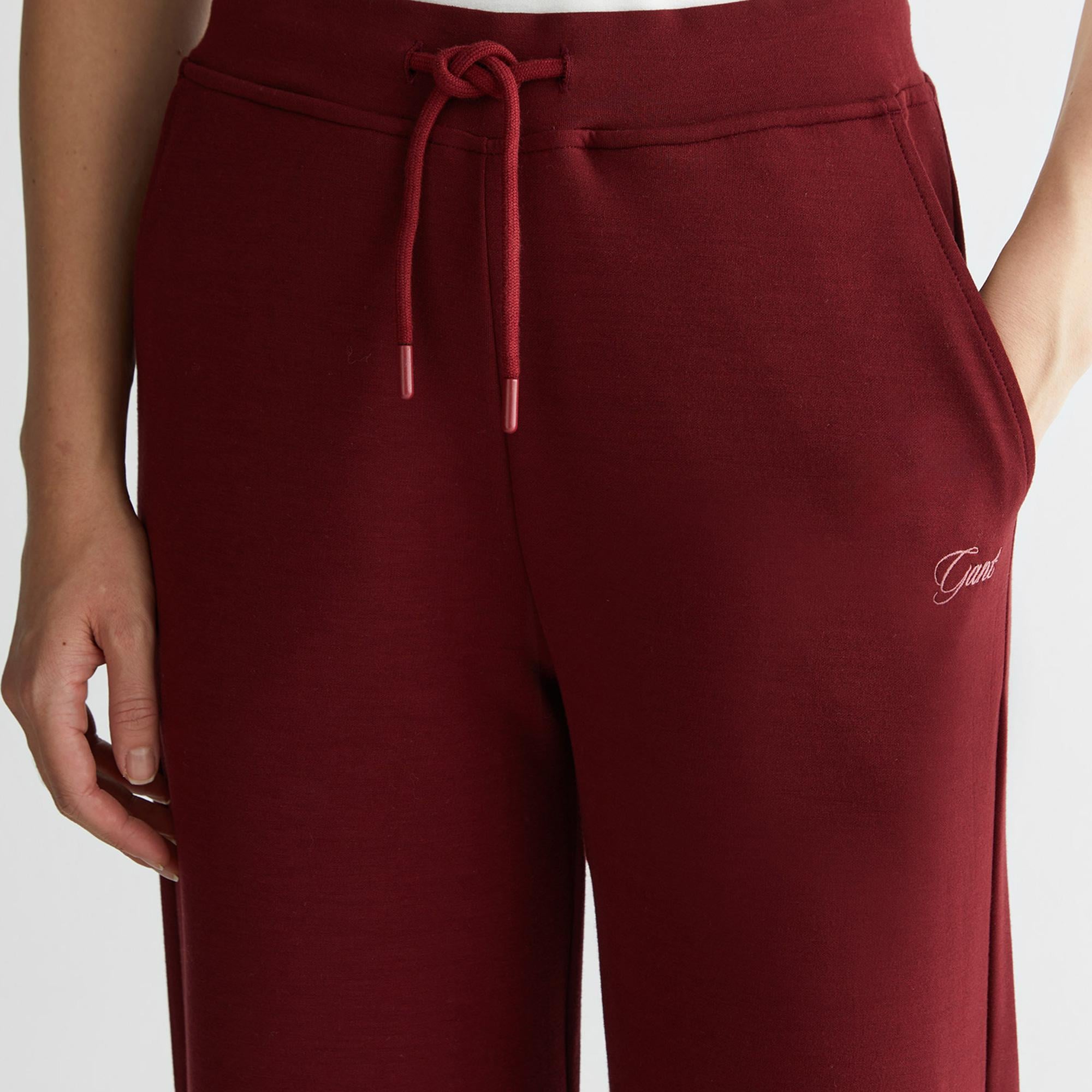 GANT Kadın Bordo Regular Fit Eşofman Altı
