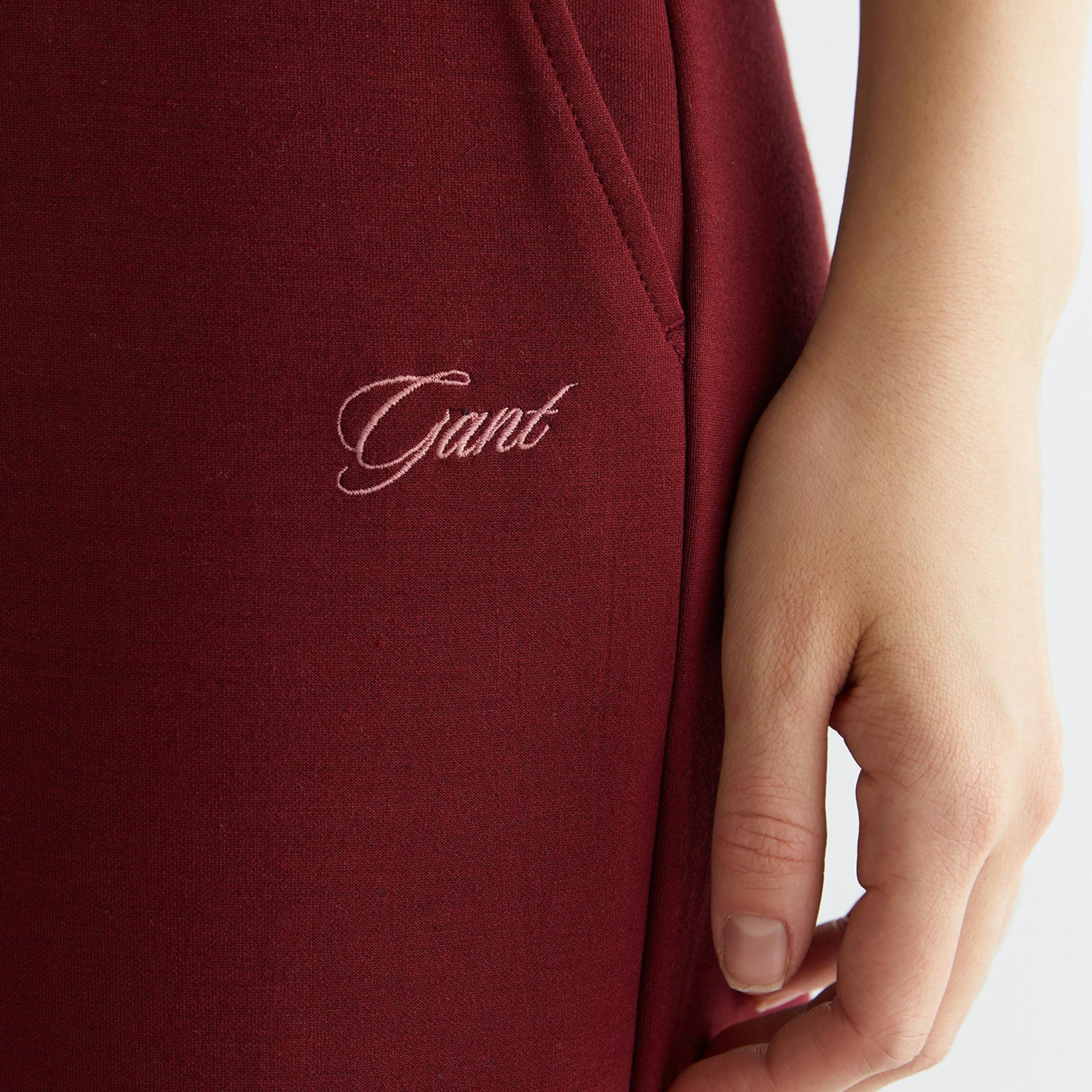 GANT Kadın Bordo Regular Fit Eşofman Altı